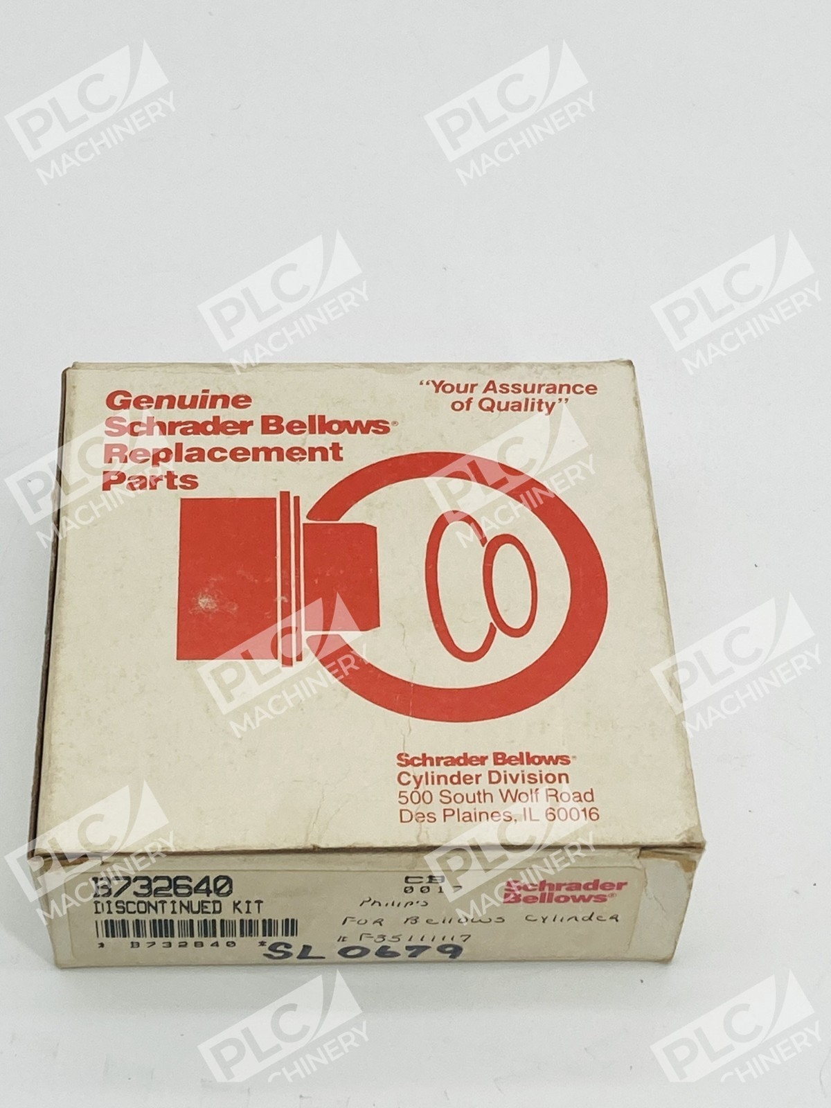 Schrader Bellows B732640 Cylinder Discontinued Gasket Seal Service Kit