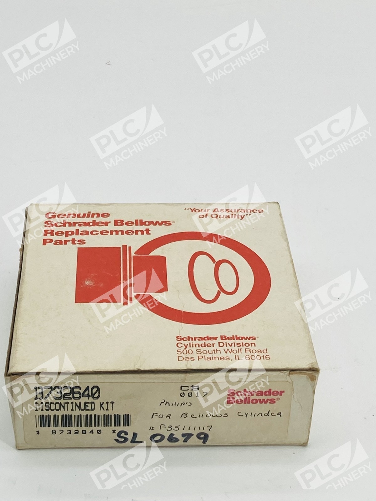 Schrader Bellows B732640 Cylinder Discontinued Gasket Seal Service Kit - Image 3
