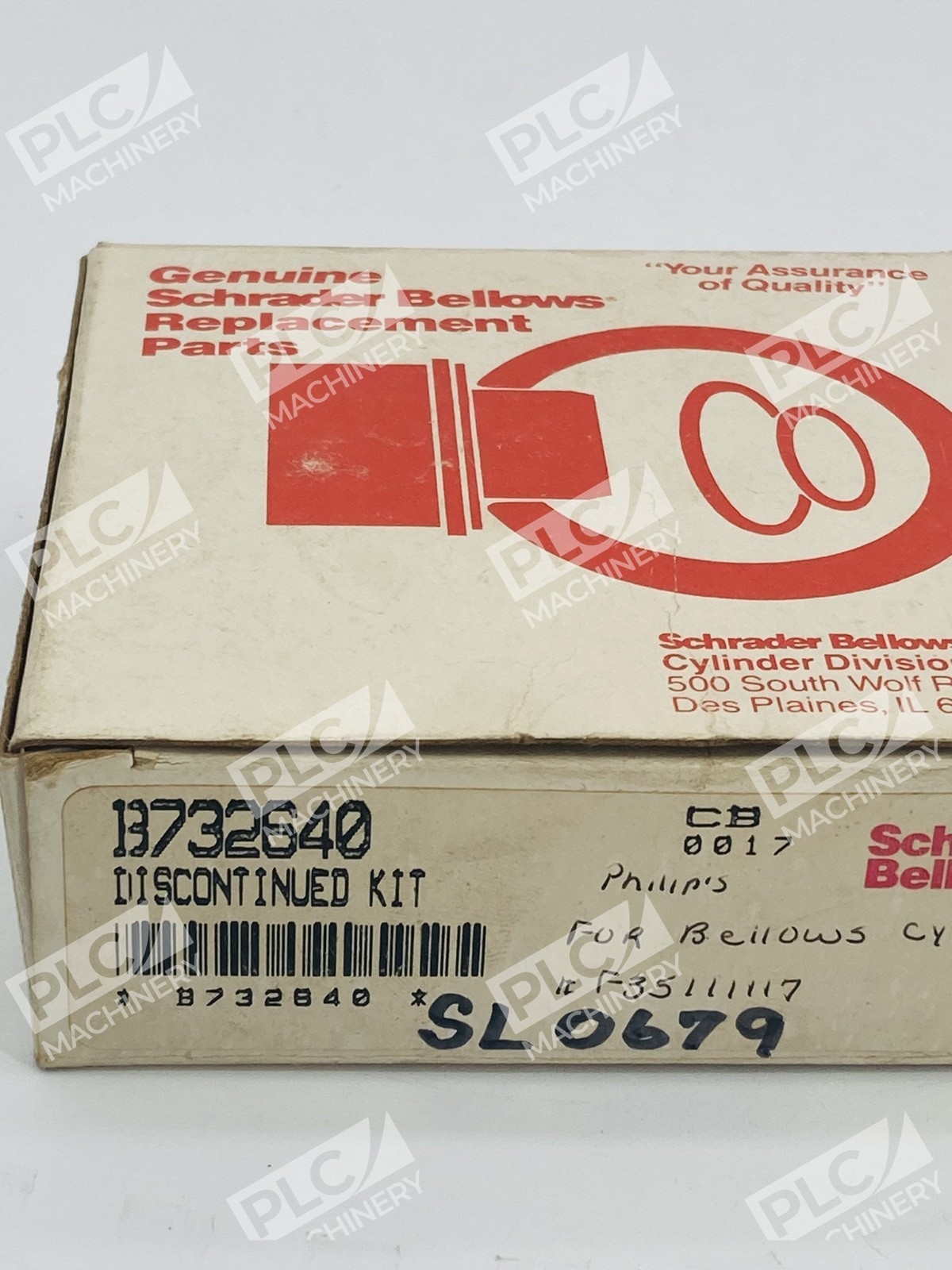 Schrader Bellows B732640 Cylinder Discontinued Gasket Seal Service Kit - Image 4