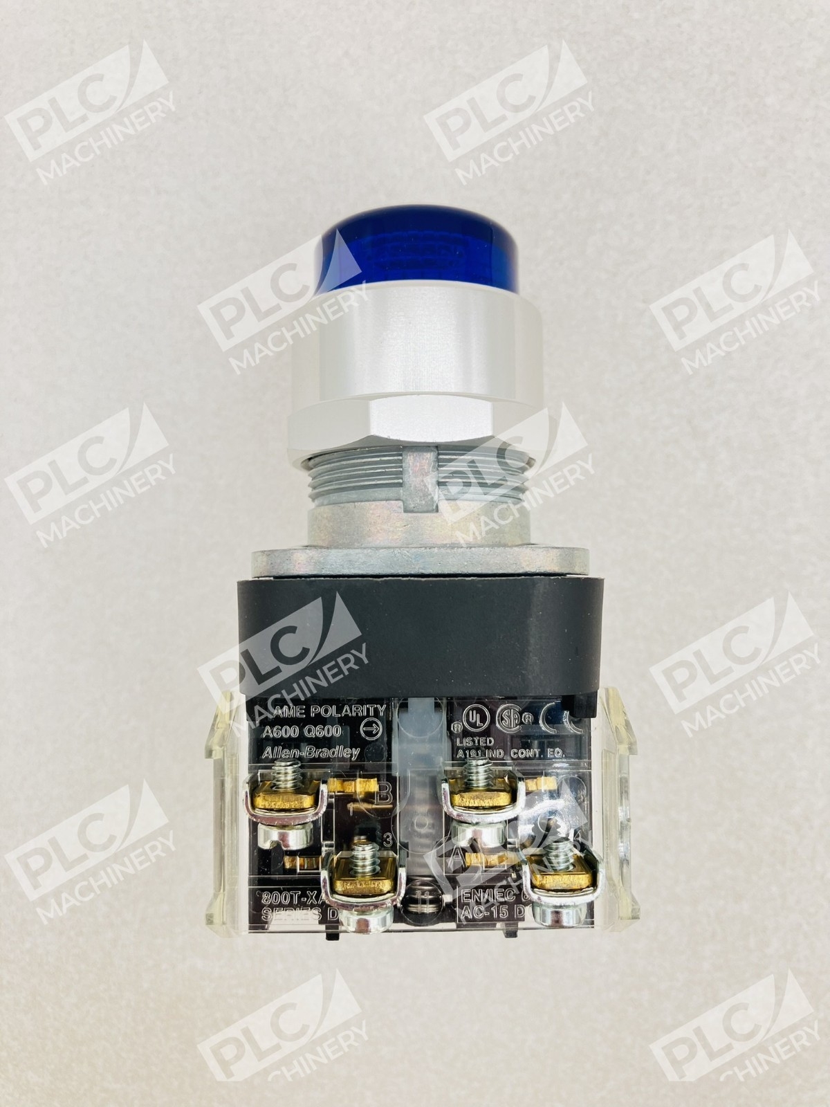 Allen Bradley 800T-QBH2B Illuminated Momentary Push Button Blue Ser U - Image 8