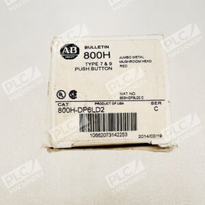 Allen Bradley 800H-DP6LD2 Series C Type 7 &9 Red Push Button