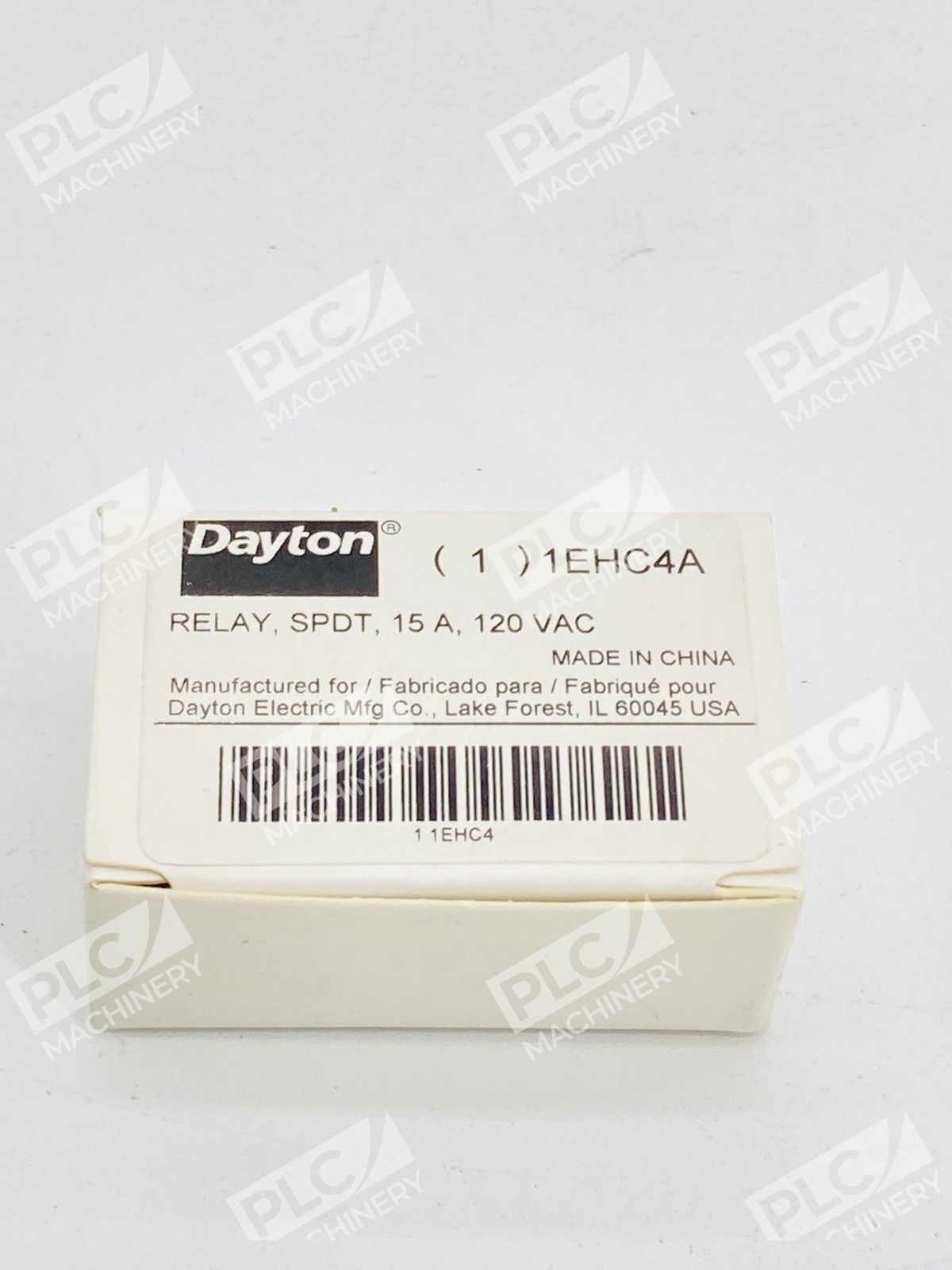 Dayton 1EHC4A General Purpose Relay SPDT 15A 120VAC Lot of 6 - Image 4