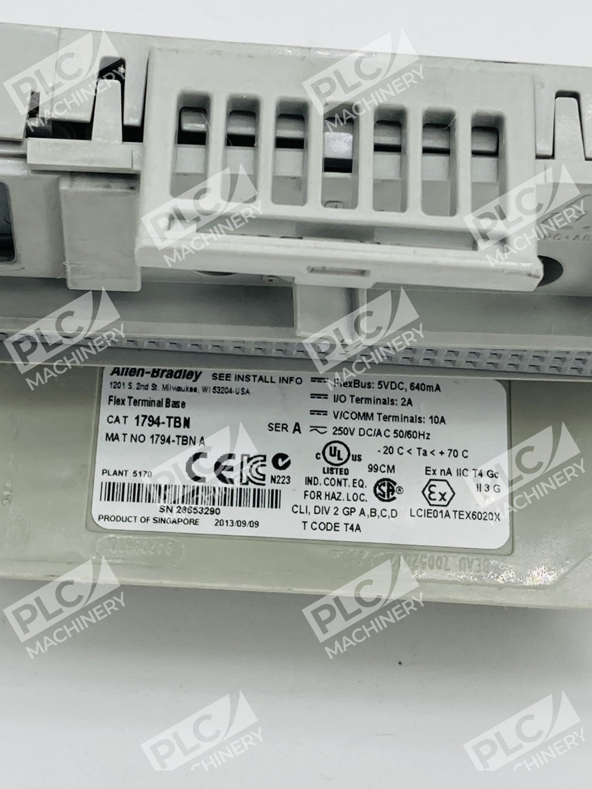 Allen Bradley 1794-TBN A Flex I/O Terminal Base Series A 250V - Image 8