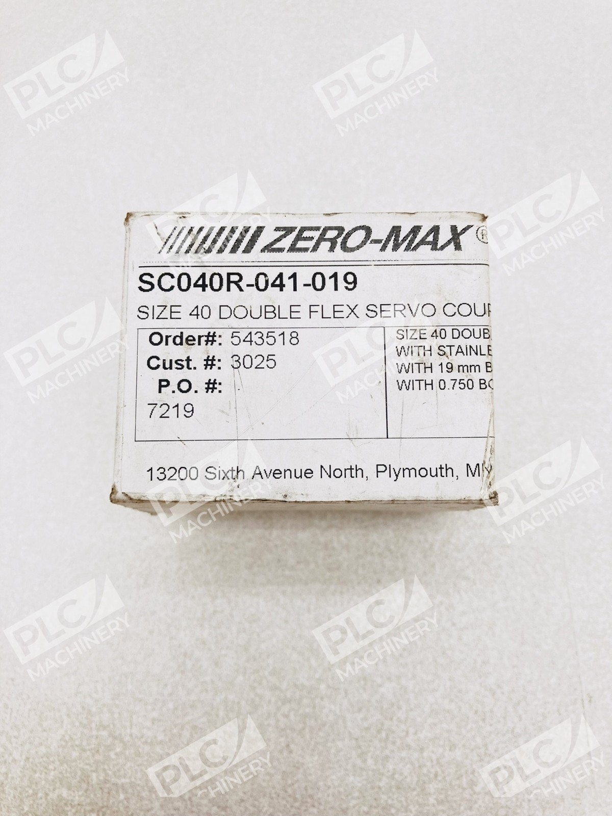 Zero-Max SC040R-041-019 Servo Coupling Double Flex Shaft Coupler - Image 3