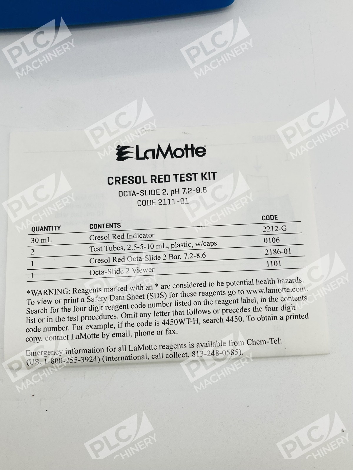 LaMotte 2111-01 Cresol Red Test Kit pH Colorimetric Water Testing Kit - Image 6