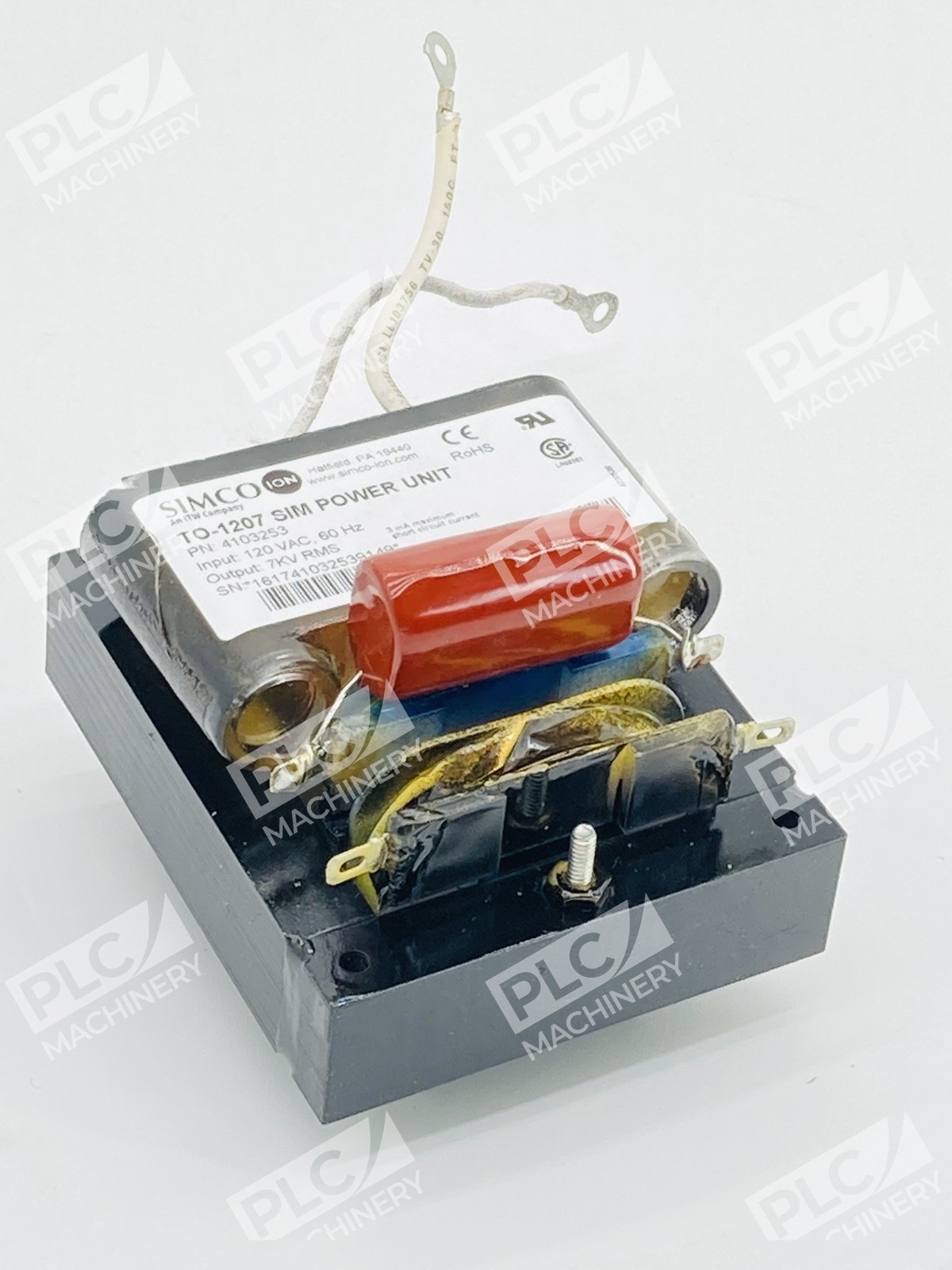 Simco-Ion TQ-1207 SIM High Voltage Power Unit 4103253 - Image 3