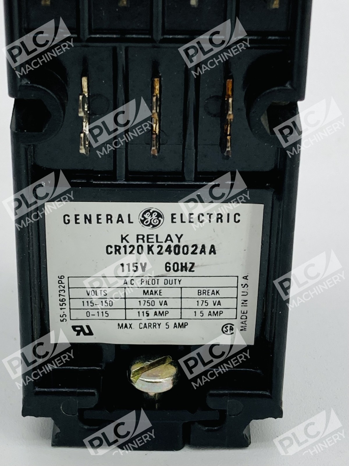 General Electric CR120K24002AA K Relay 115V 60HZ - Image 9