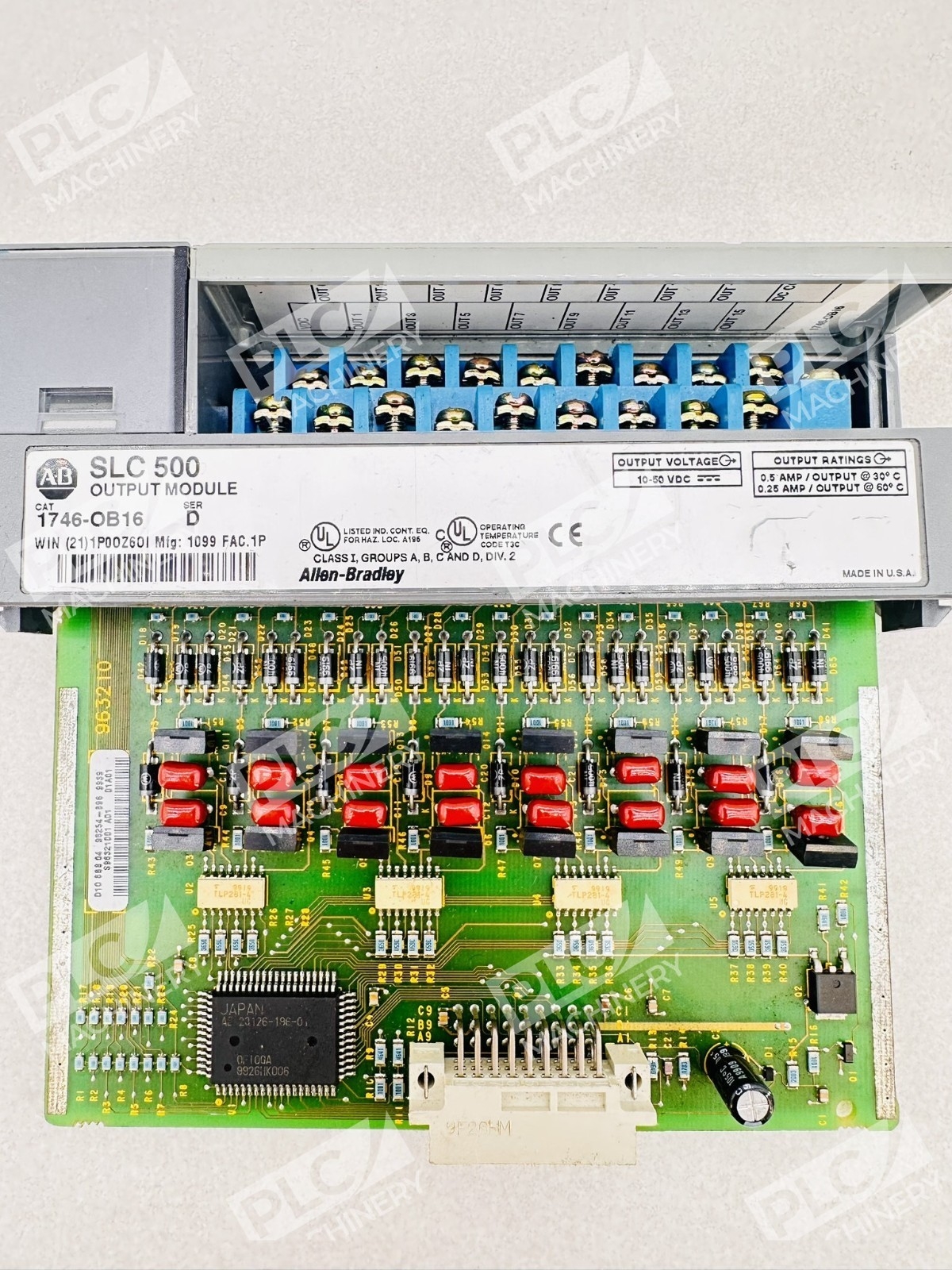 Allen Bradley 1746-OB16 Series D SLC500 Output Module