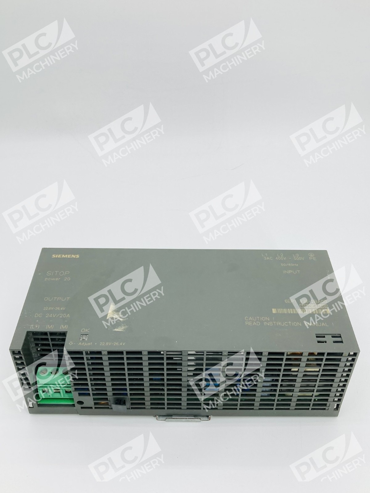 Siemens 6EP1436-2BA00 Sitop Power 20 Power Supply 24VDC 20A