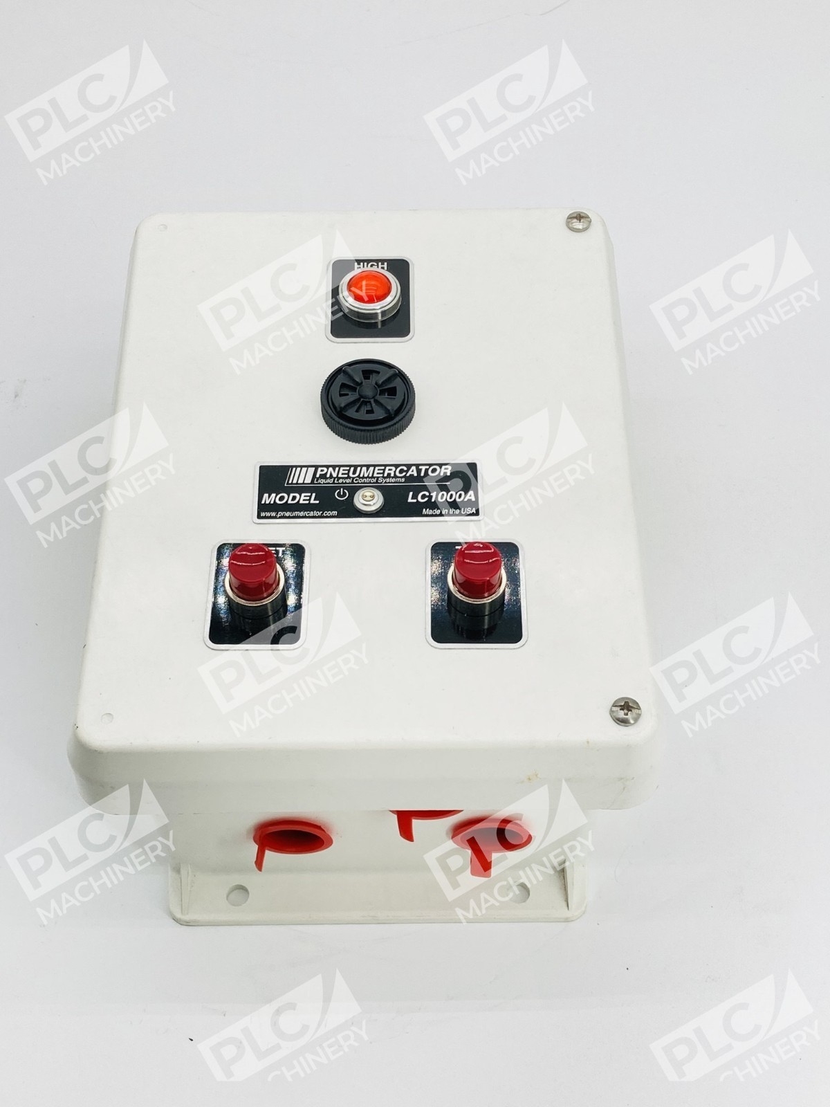 Pneumercator LC1000A Liquid Level Alarm Console Tank Monitor