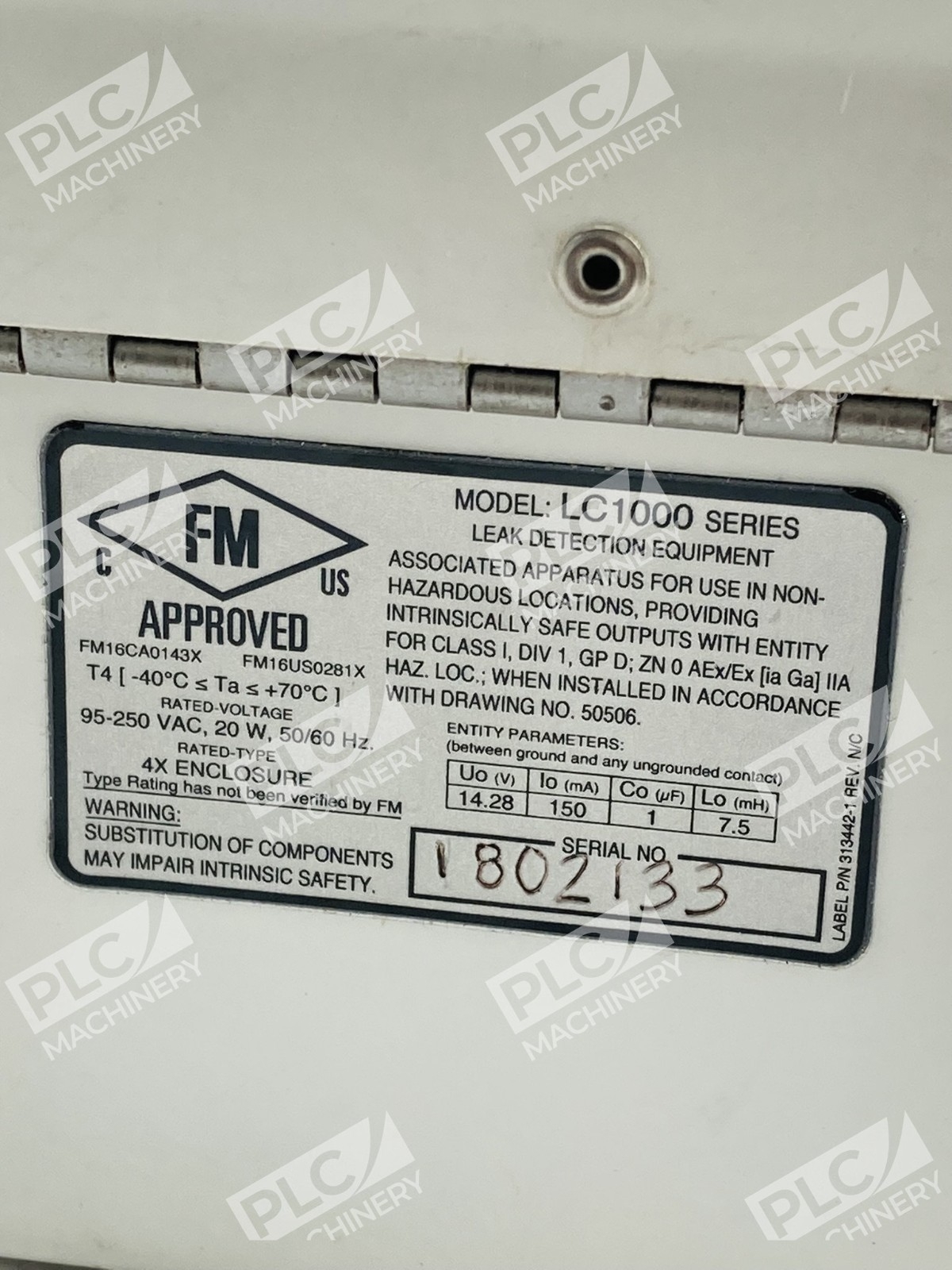 Pneumercator LC1000A Liquid Level Alarm Console Tank Monitor - Image 8