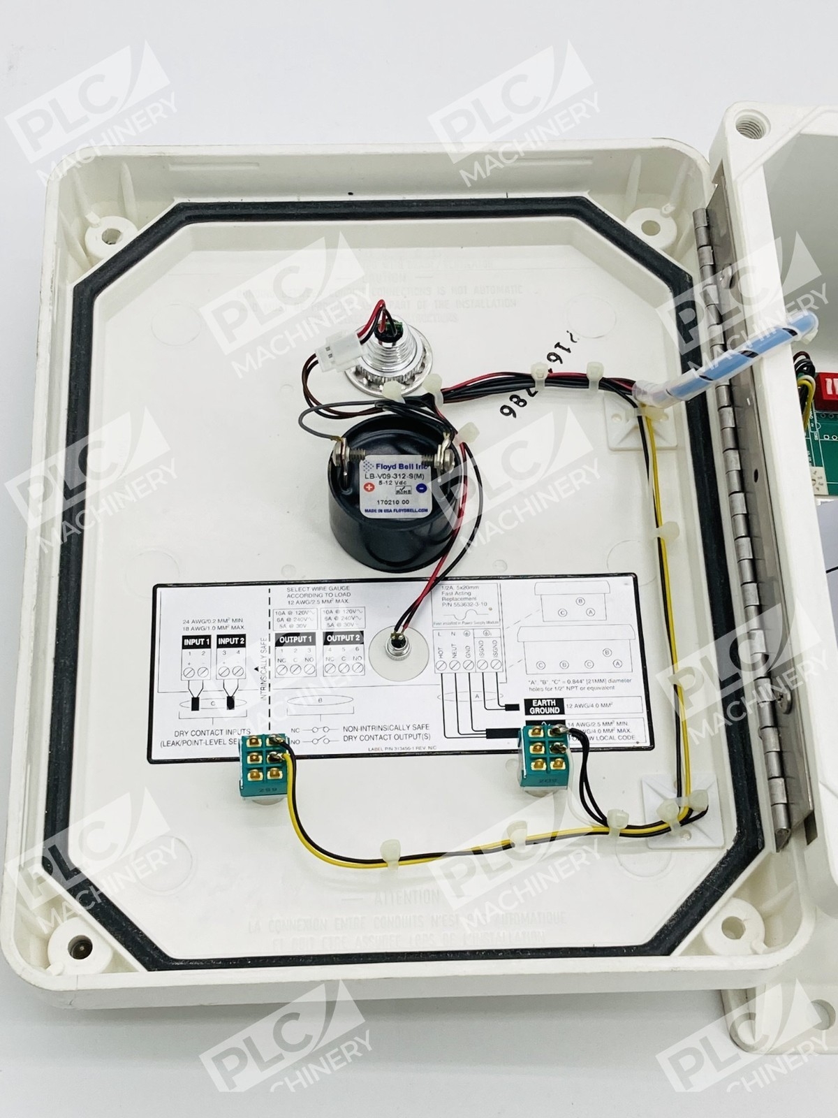 Pneumercator LC1000A Liquid Level Alarm Console Tank Monitor - Image 9