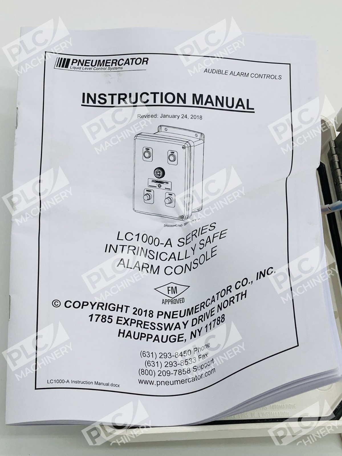 Pneumercator LC1000A Liquid Level Alarm Console Tank Monitor - Image 11