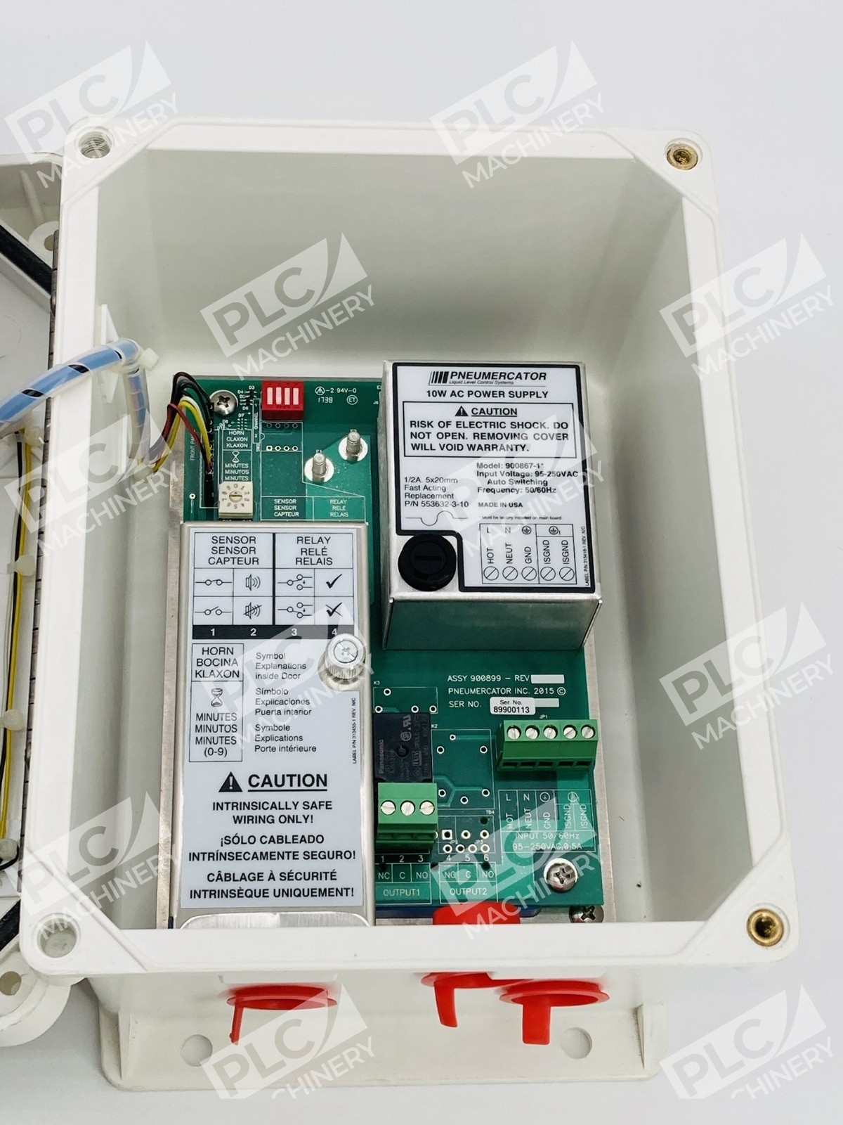 Pneumercator LC1000A Liquid Level Alarm Console Tank Monitor - Image 12