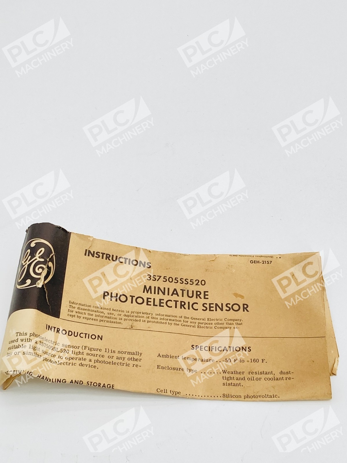 General Electric 3S7505SS520B6 Photoelectric Sensor 25ft Cable - Image 4