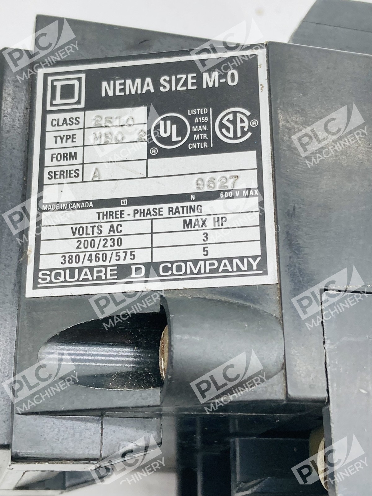 Square D 2510 MBO 2 Manual Motor Starter - Image 8
