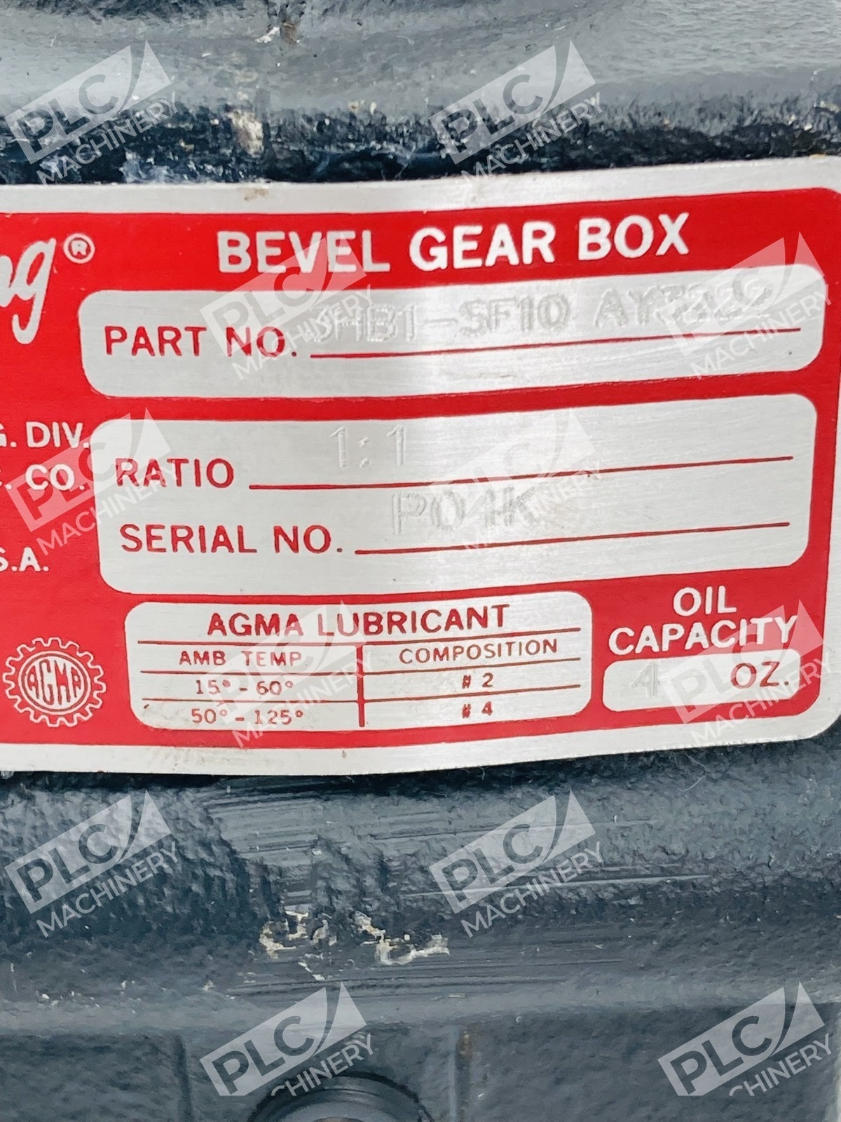 Browning 3HB1-SF10 AY3222 Right Angle Bevel Gearbox 1:1 Ratio - Image 7