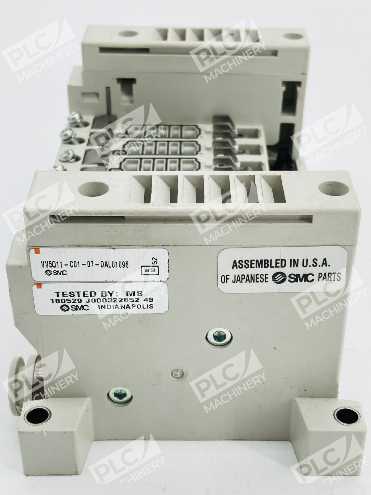 SMC VV5Q11-C01-07-DAL01096 Pneumatic Solenoid Valve Manifold - Image 7