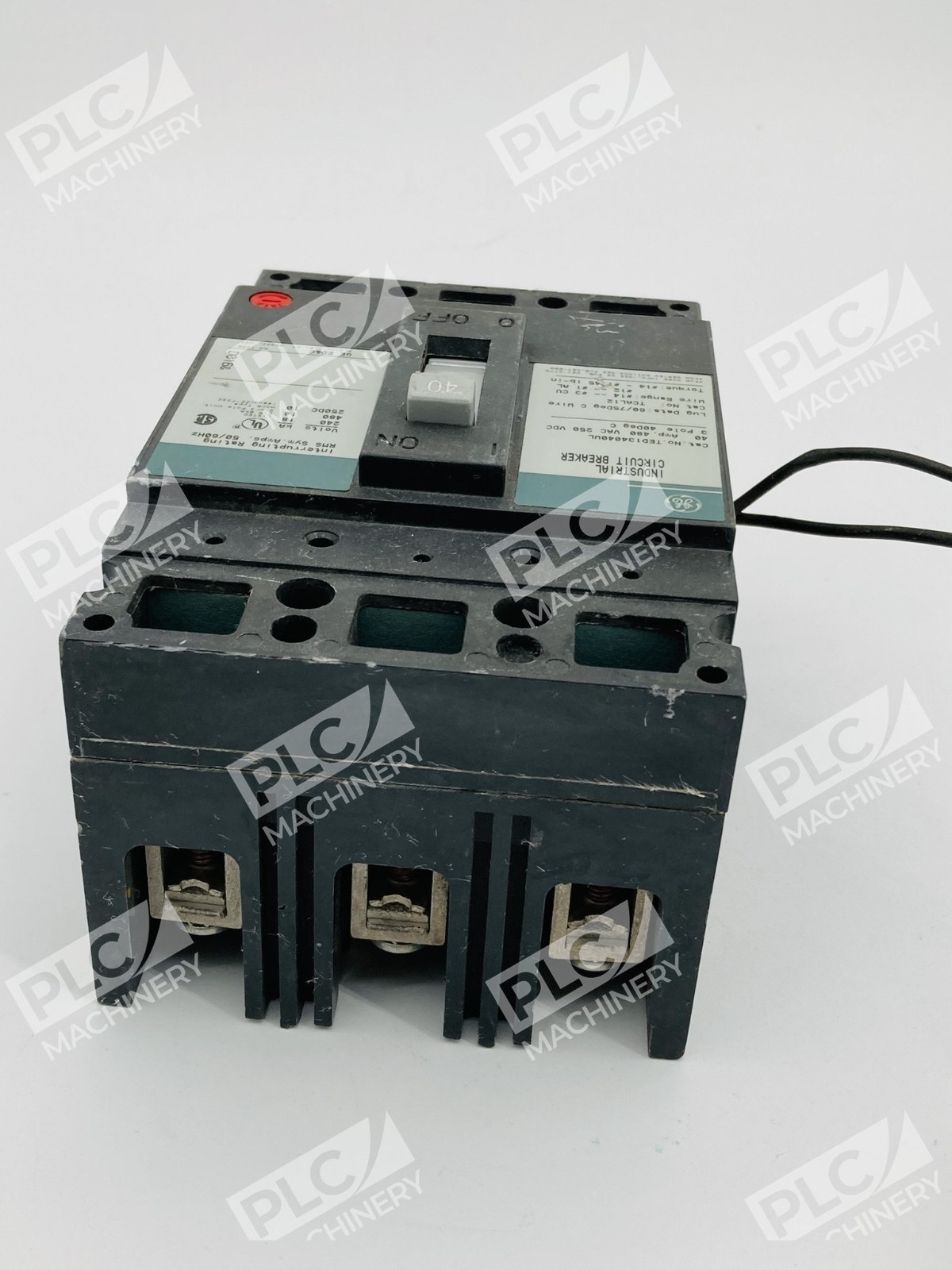 GE TED134040WL Molded Case Circuit Breaker 40A 3-Pole 480V - Image 6