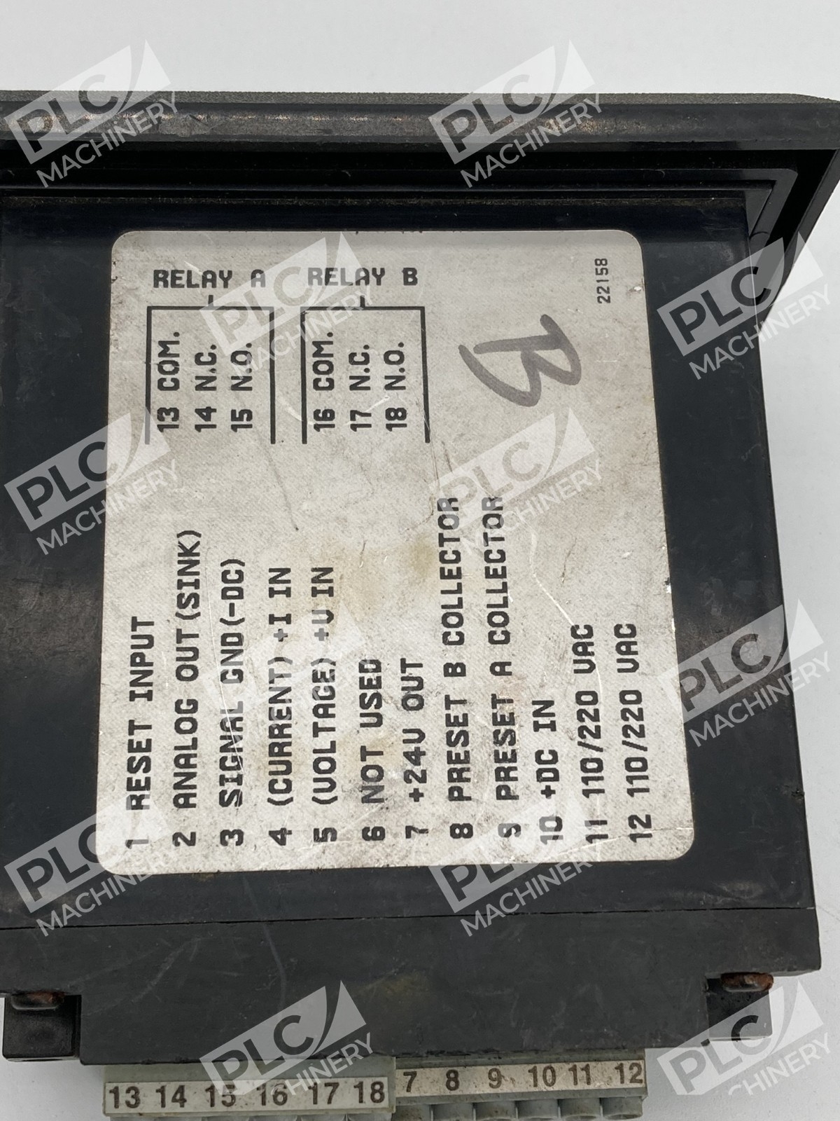 Omega DPF64 Digital Ratemeter Panel Meter 110VAC - Image 8