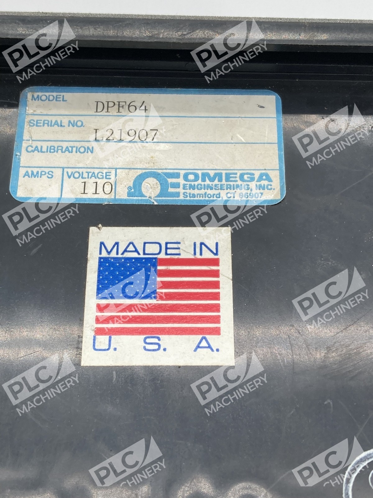 Omega DPF64 Digital Ratemeter Panel Meter 110VAC - Image 9