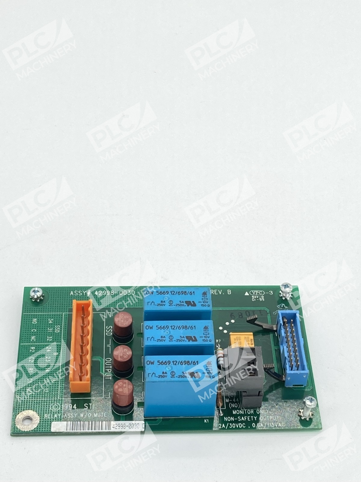 STI 17766-0070 Safety Relay Output Board Rev B
