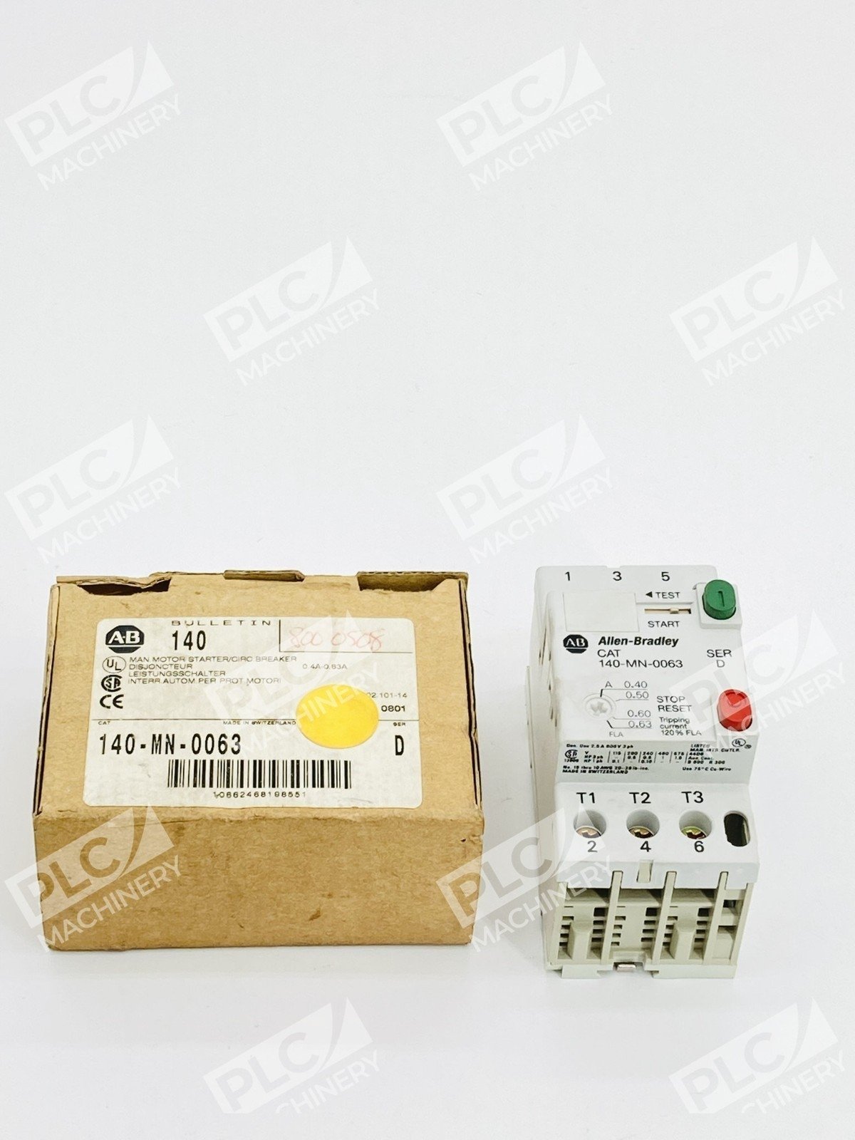 Allen Bradley 140-MN-0063 Manual Motor Starter Protector Ser D - Image 2