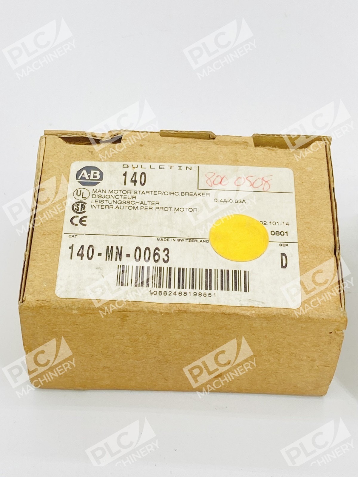 Allen Bradley 140-MN-0063 Manual Motor Starter Protector Ser D - Image 3
