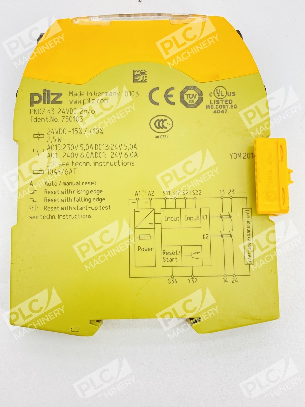 Pilz PNOZ s3 Safety Relay Rail Emergency Stop Monitor 24V - Image 7