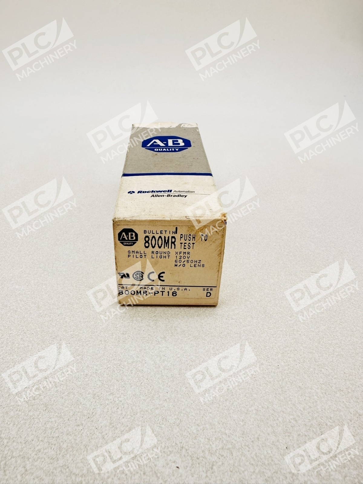 Allen Bradley 800MR-PT16 Push To Test Pilot Light 120V Ser D - Image 3