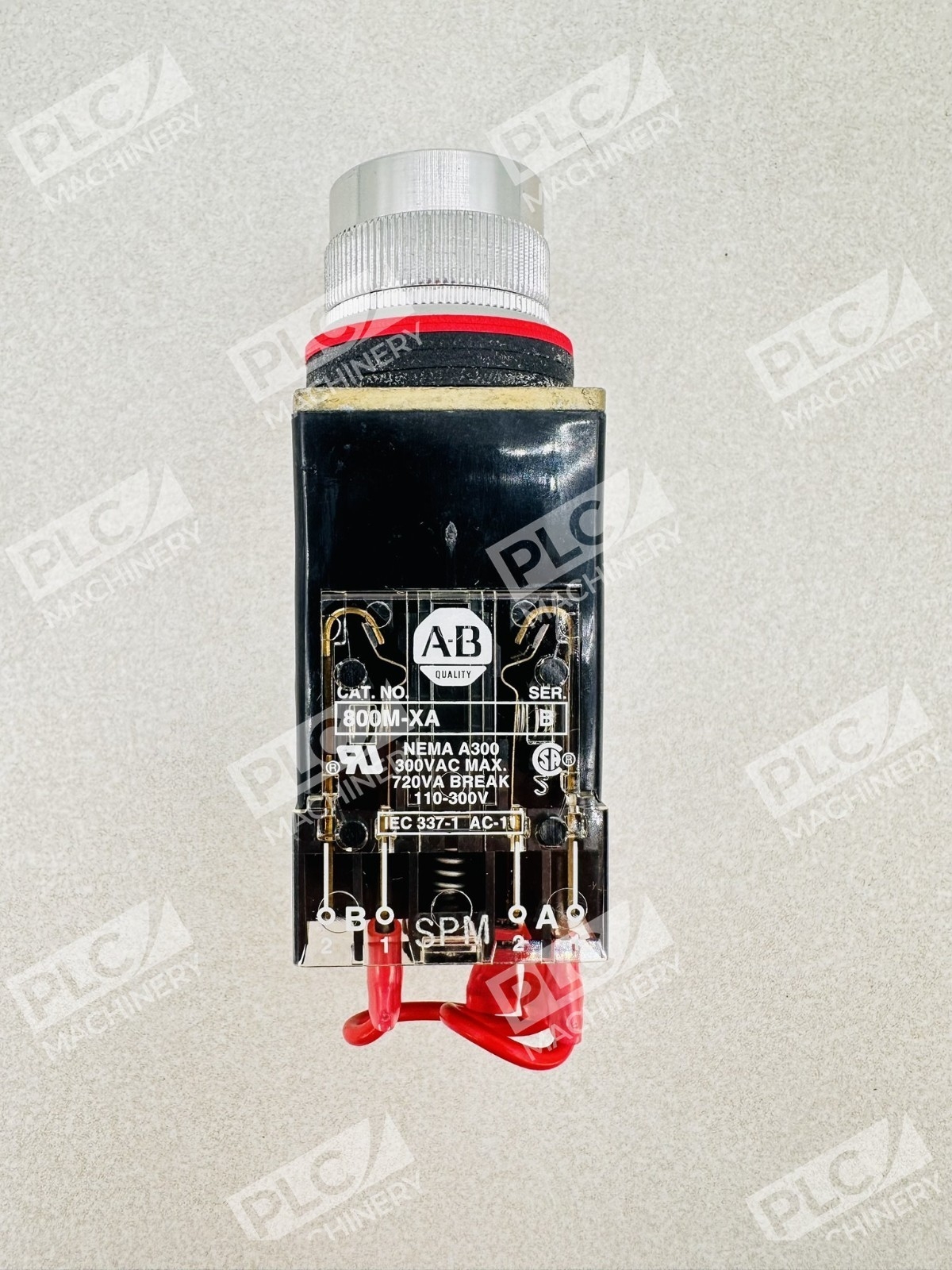 Allen Bradley 800MR-PT16 Push To Test Pilot Light 120V Ser D - Image 5