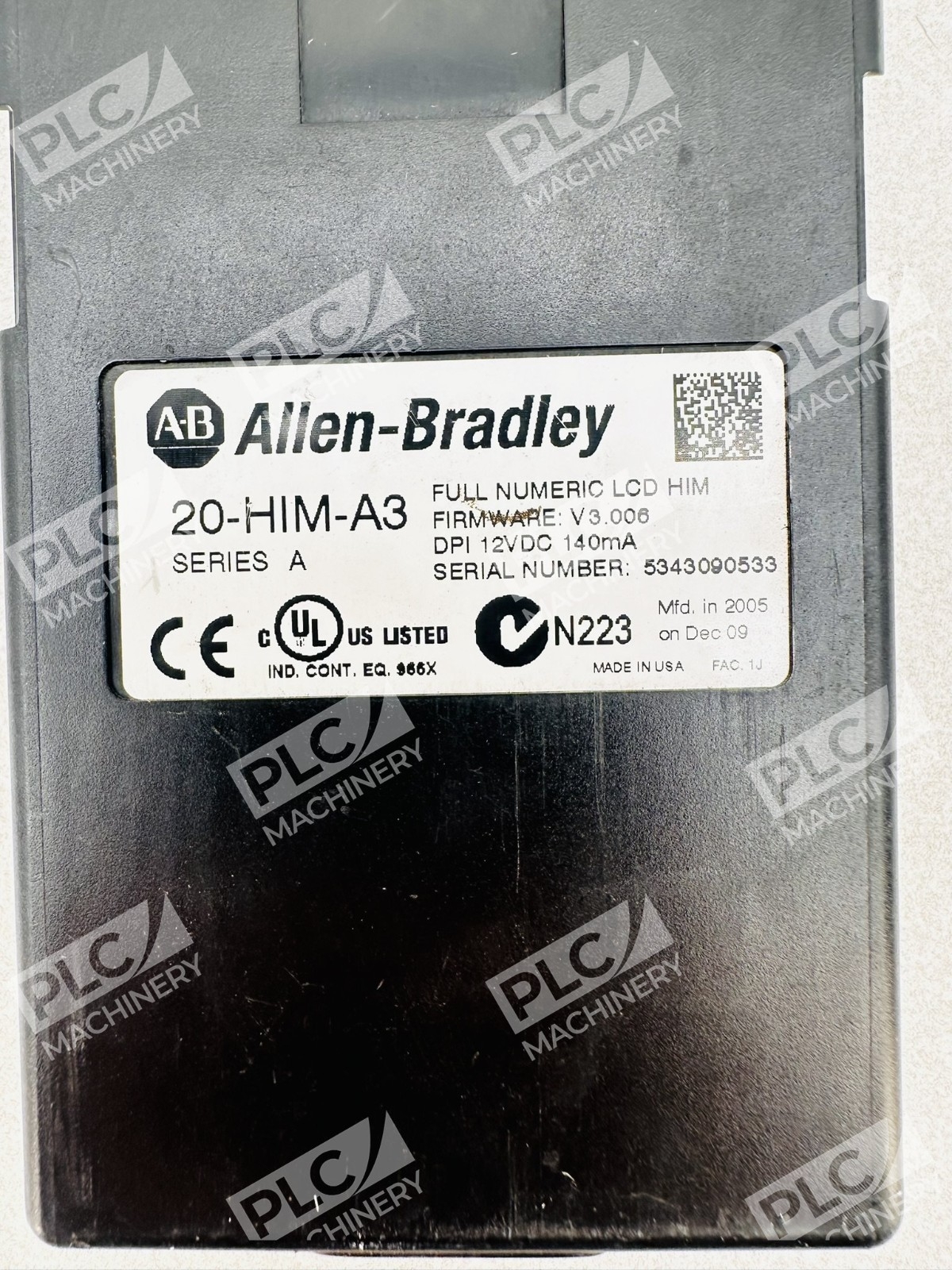 Allen Bradley 20-HIM-A3 HIM Keypad LCD Interface Module Ser A - Image 7