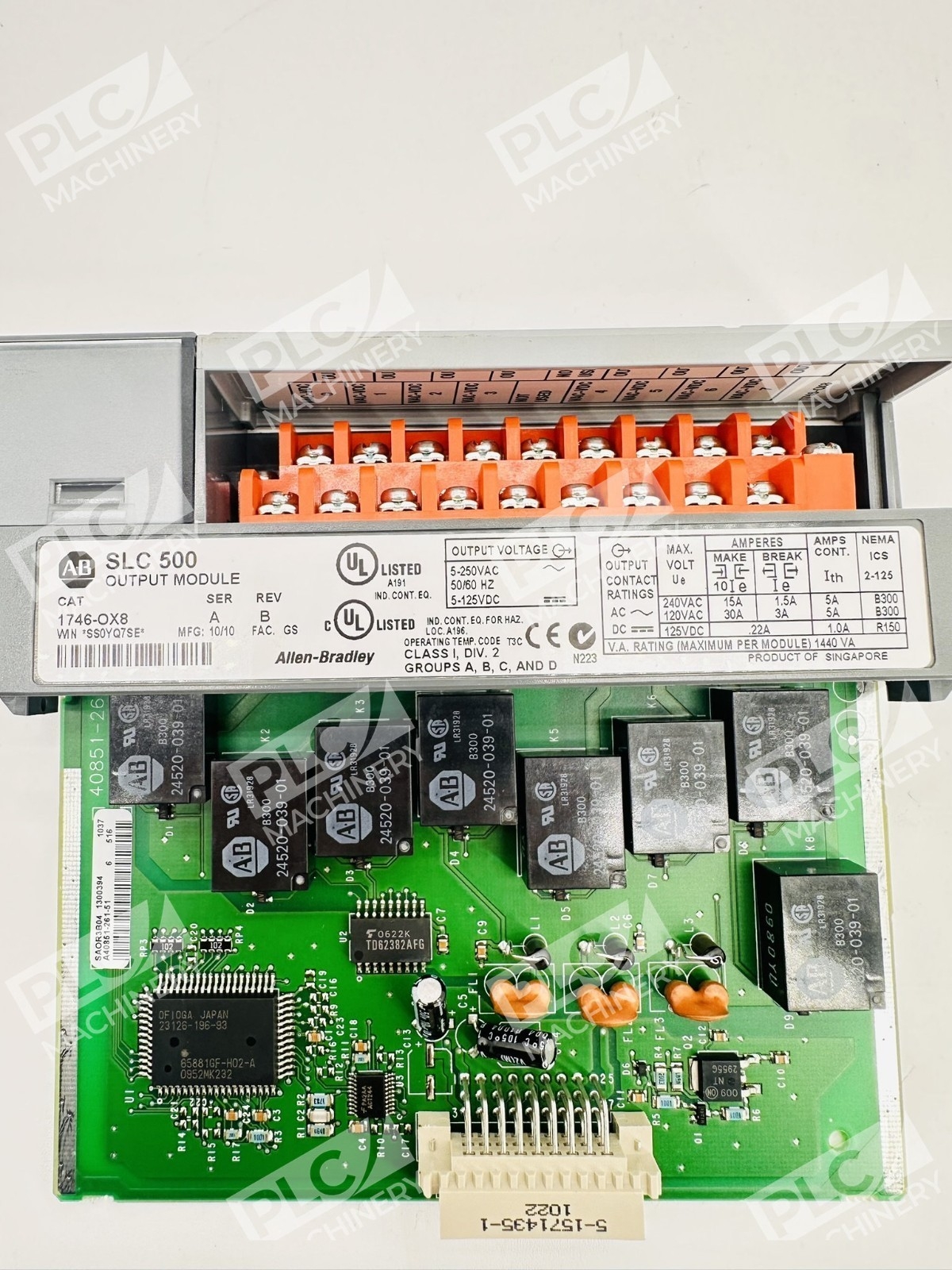 Allen Bradley 1746-OX8 Series A Output Module SLC500 - Image 5