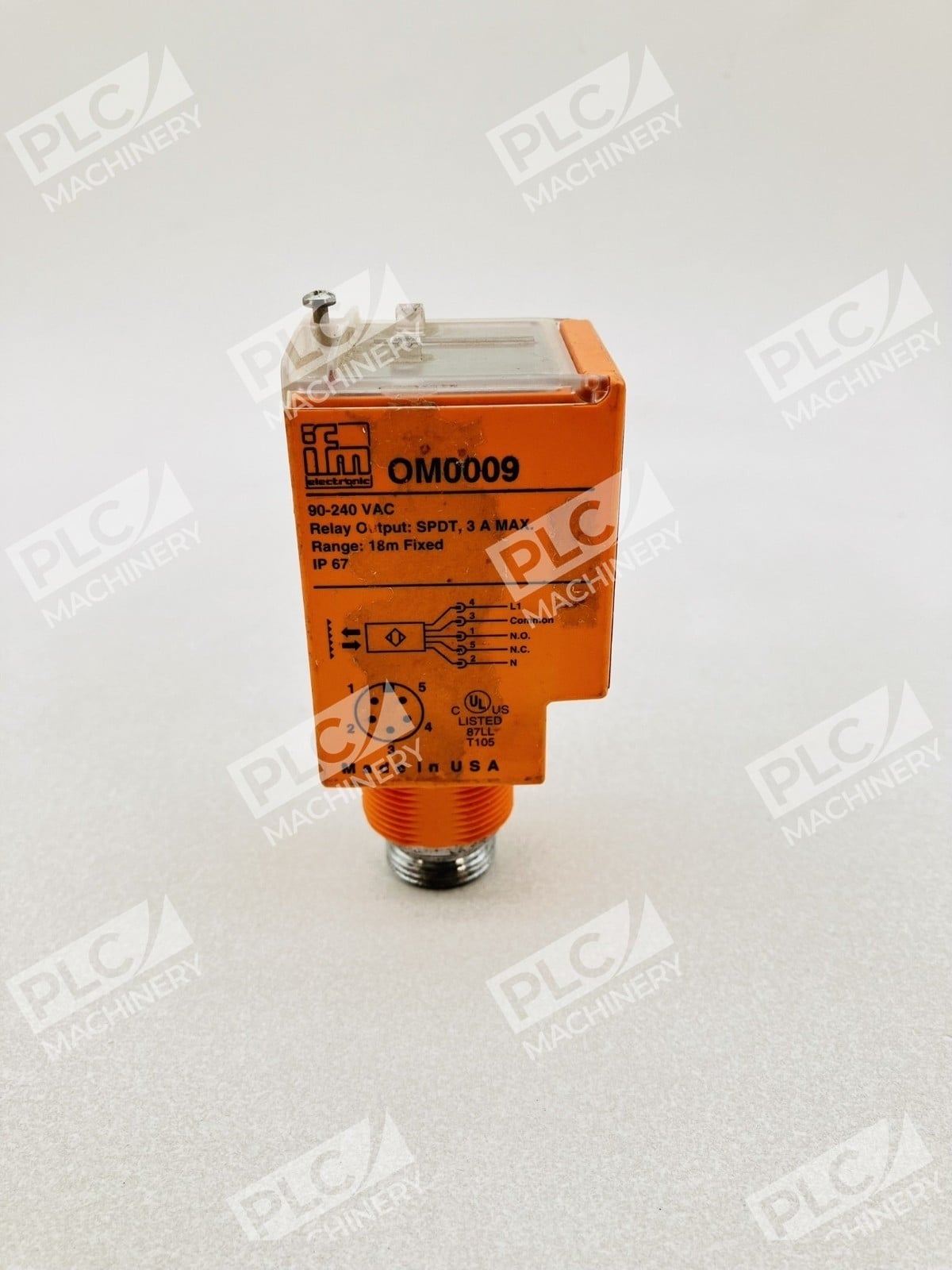 ifm electronic OM0009 Retro-Reflective Photoelectric Sensor Block Type - Image 2