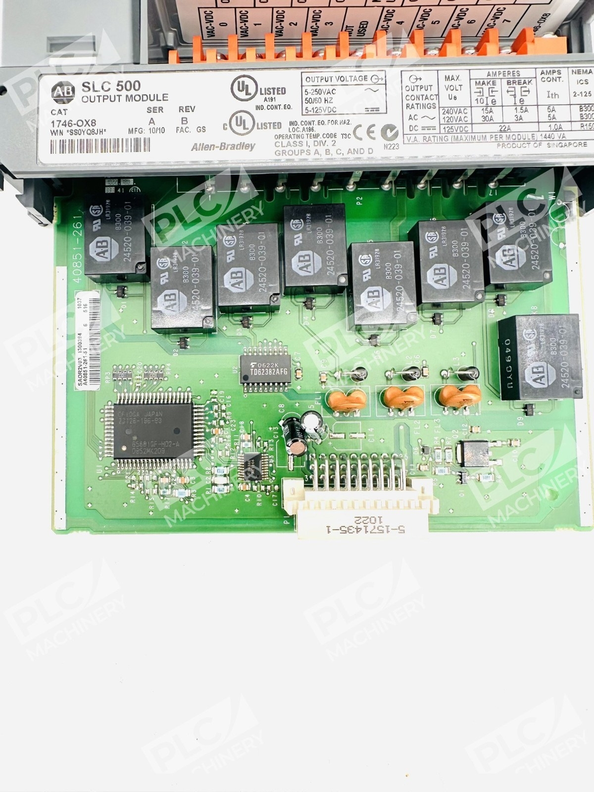 Allen Bradley 1746-OX8 Series A SLC500 Output Module - Image 5