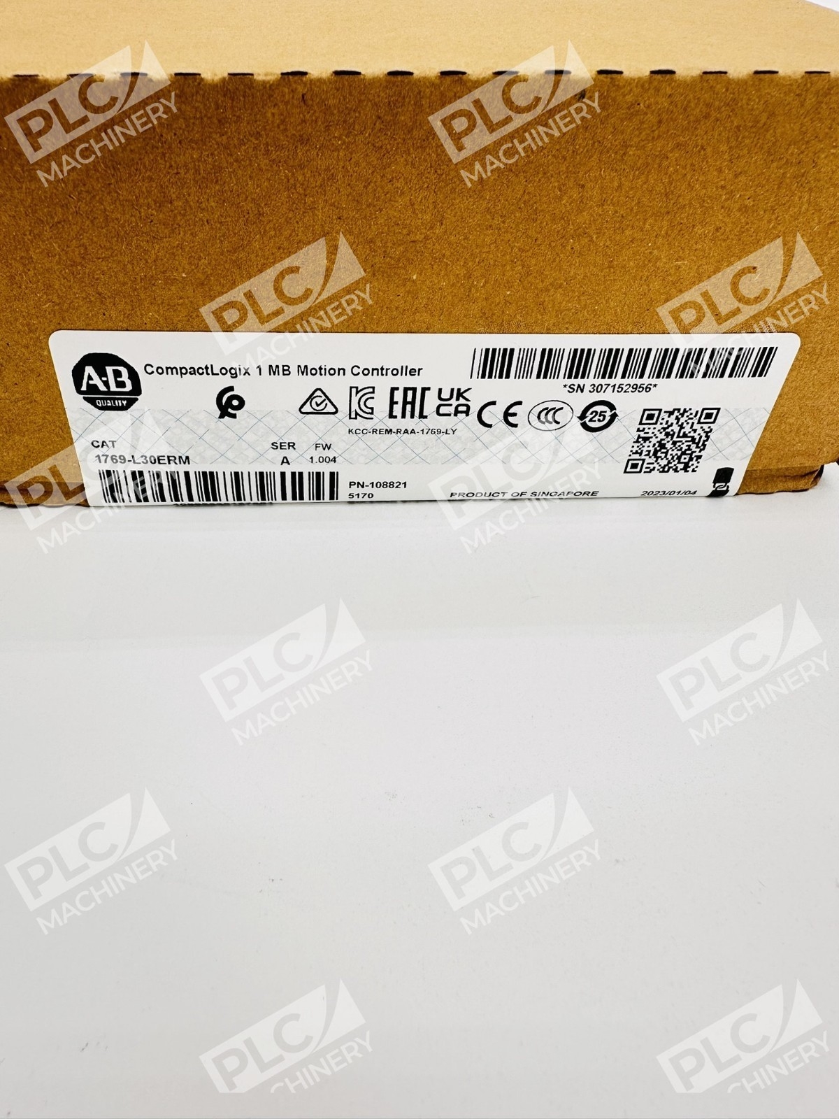 Allen Bradley 1769-L30ERM Series A 108821 CompactLogix 1MB Motion Control Sealed - Image 3