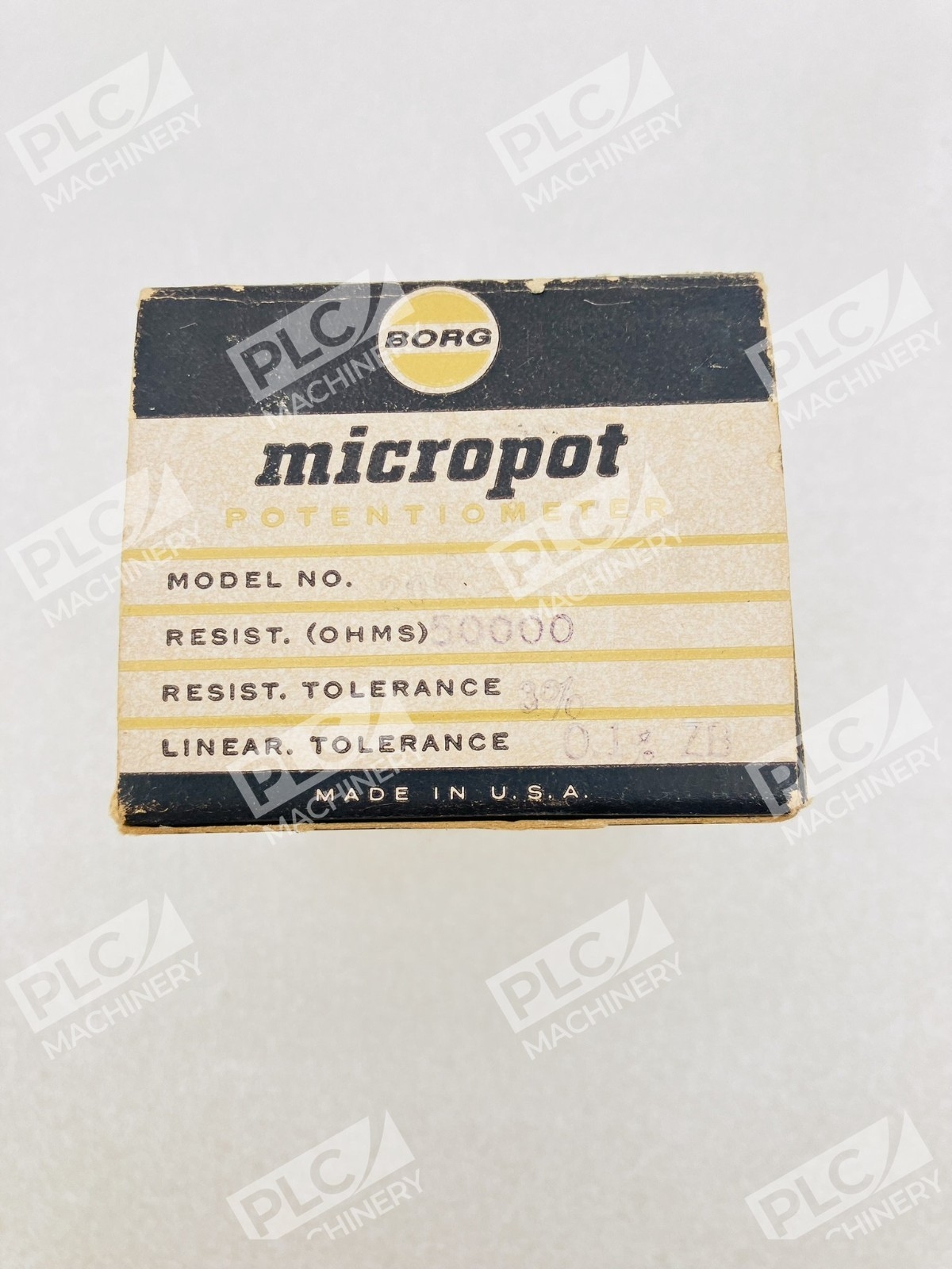 Borg 205 Micropot Multi-Turn Potentiometer 50K Ohm - Image 3
