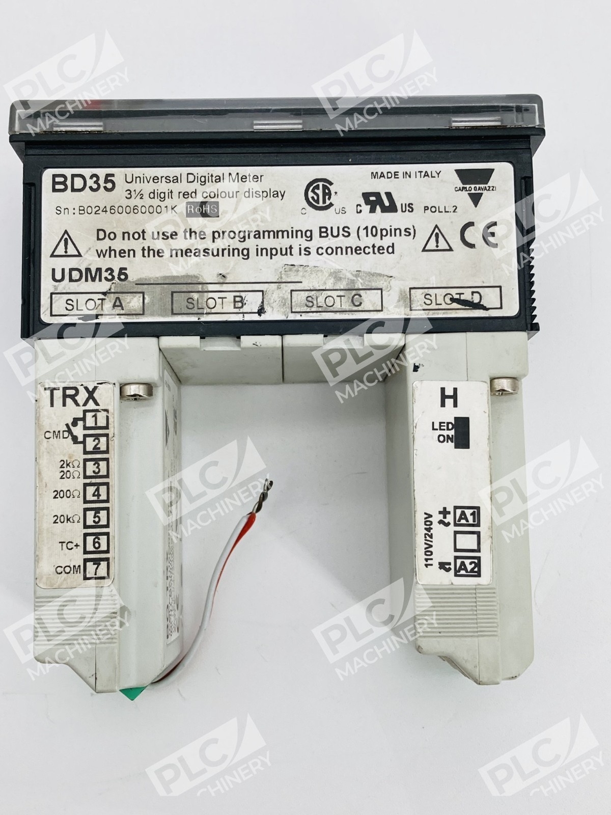 Carlo Gavazzi BD35 Universal Digital Panel Meter w/ BQTRX & BPH Power Supply - Image 8