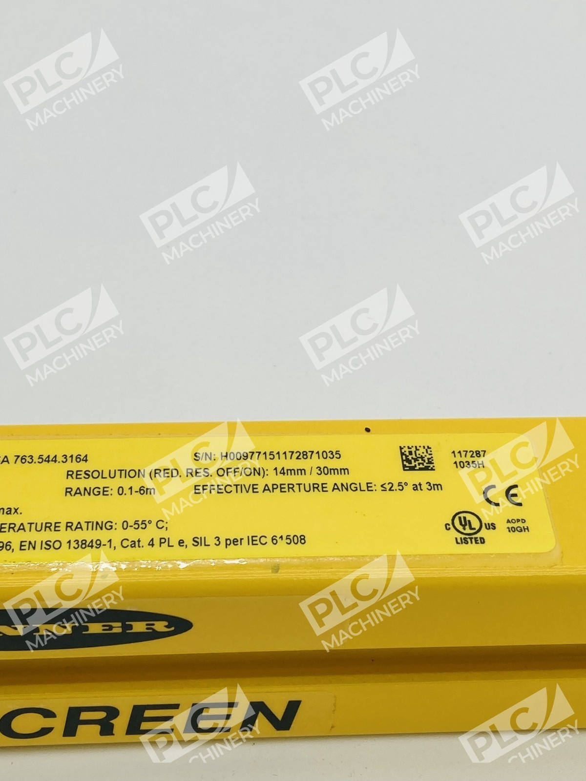 Banner SLSE14-450Q8 EZ-Screen Safety Light Curtain Receiver - Image 9