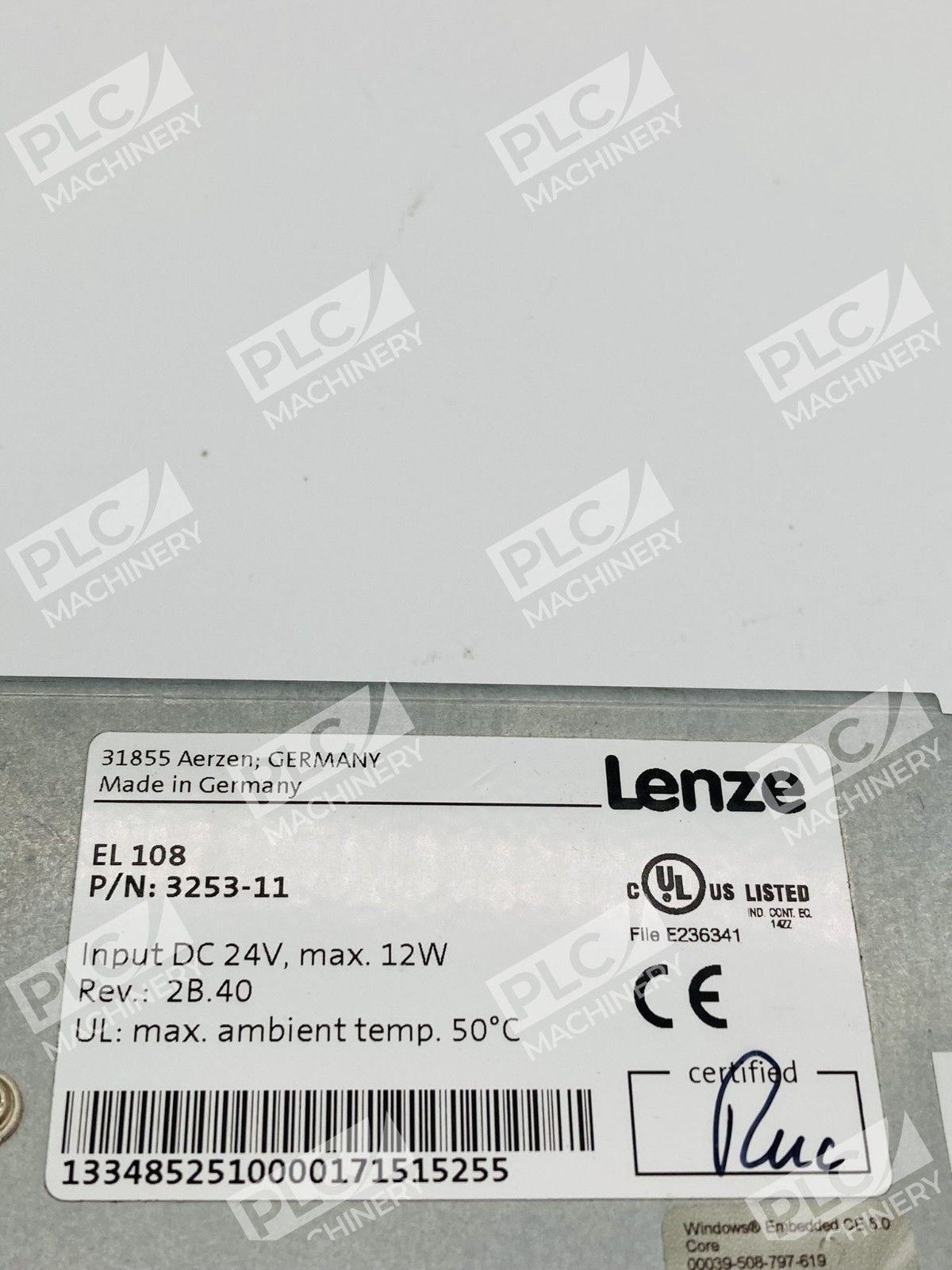 Lenze EL108 Logic Controller Industrial PC Windows Embedded 3253-11 - Image 9