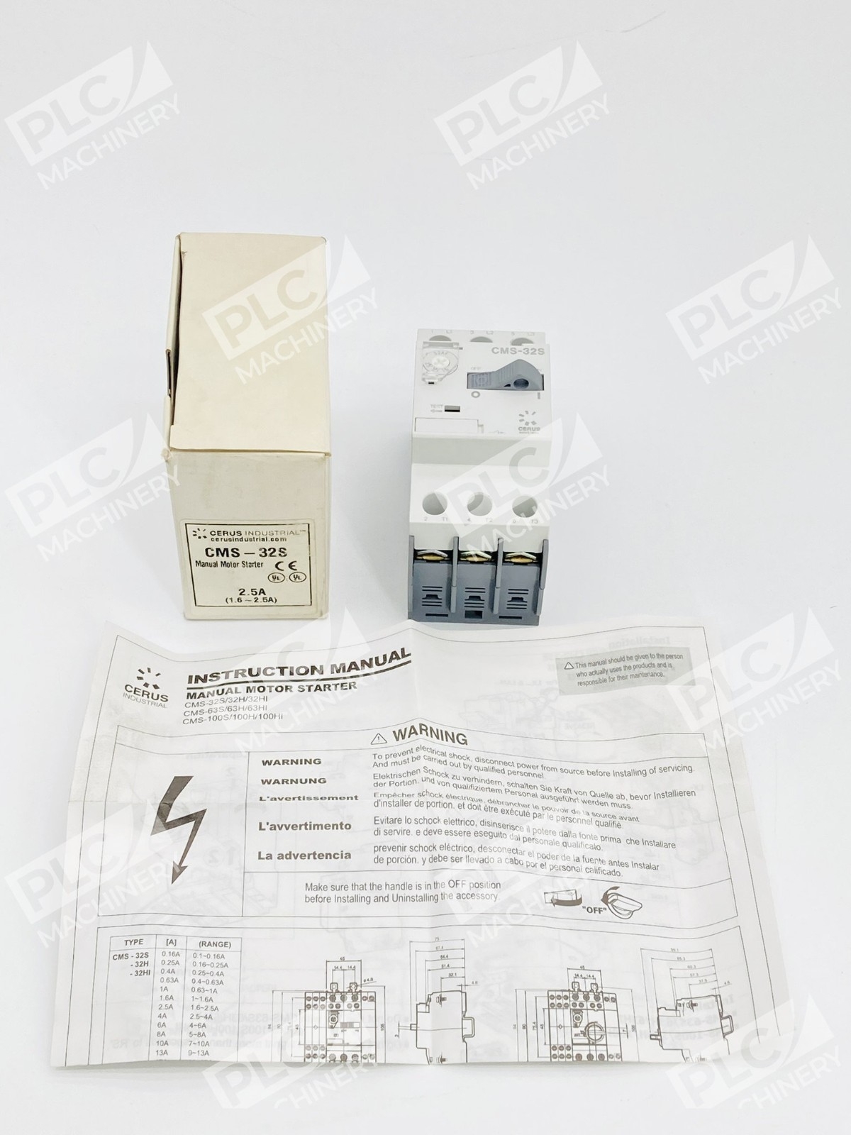 Cerus Industrial CMS-32S Manual Motor Starter - Image 3