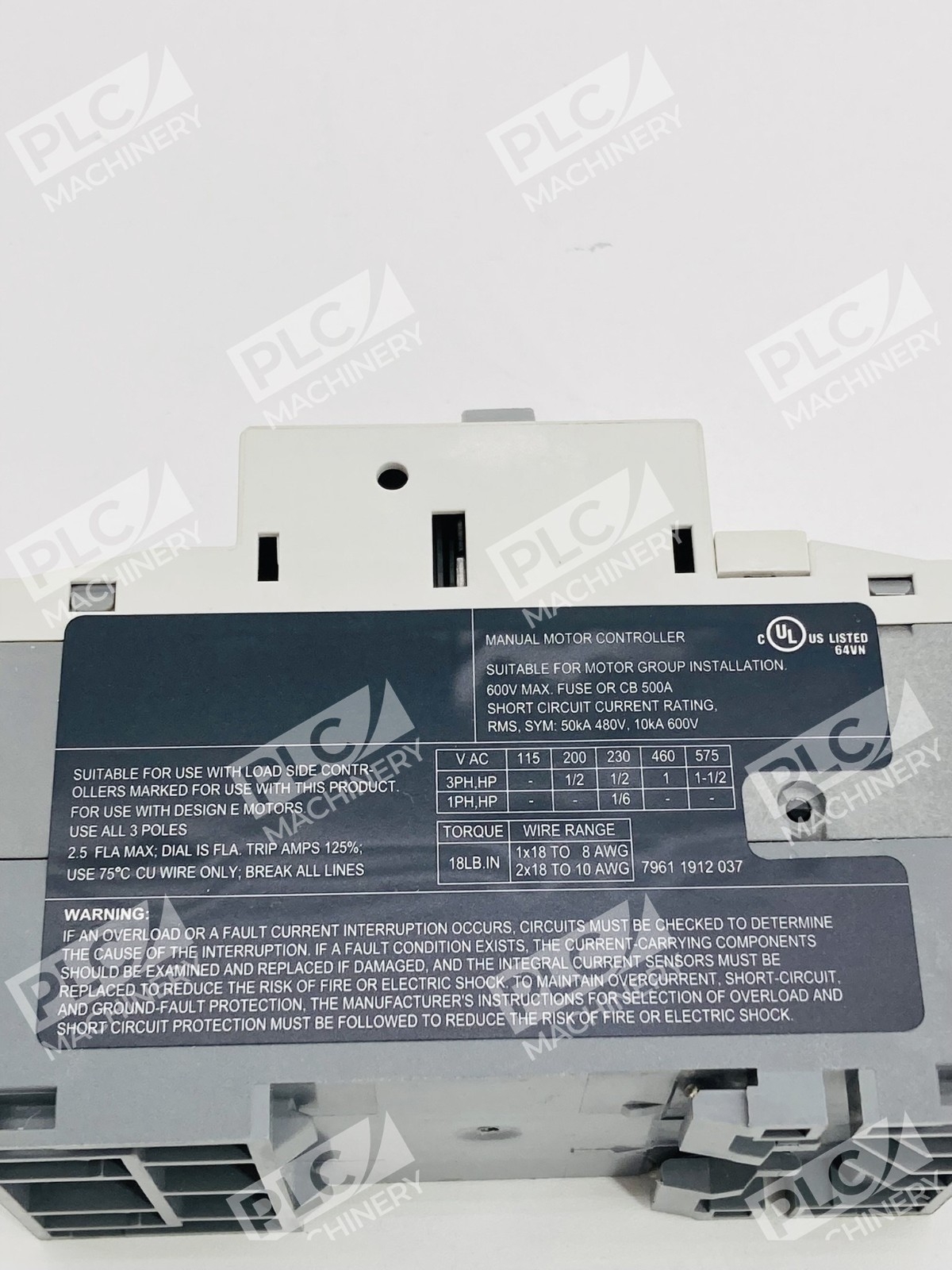 Cerus Industrial CMS-32S Manual Motor Starter - Image 10