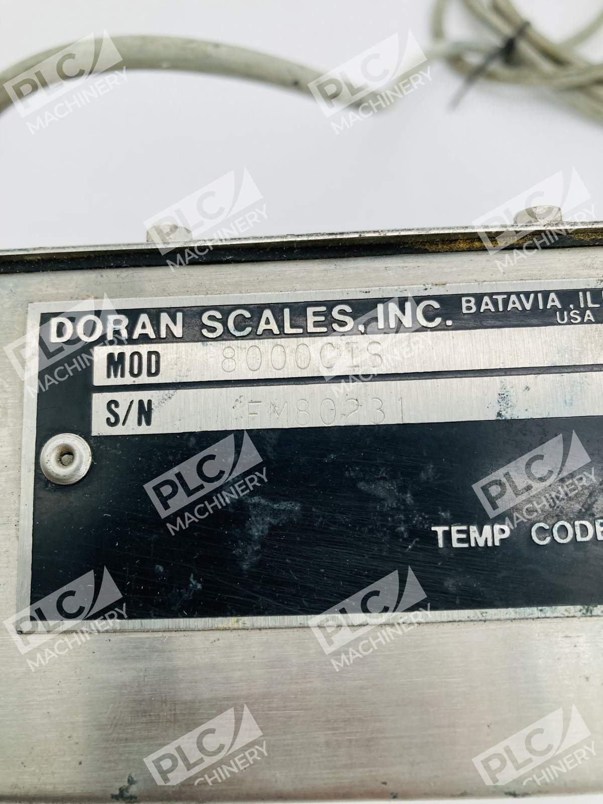 Doran 8000CIS Battery Charger 7VDC 1A Power Supply Industrial Scale Adapter - Image 8