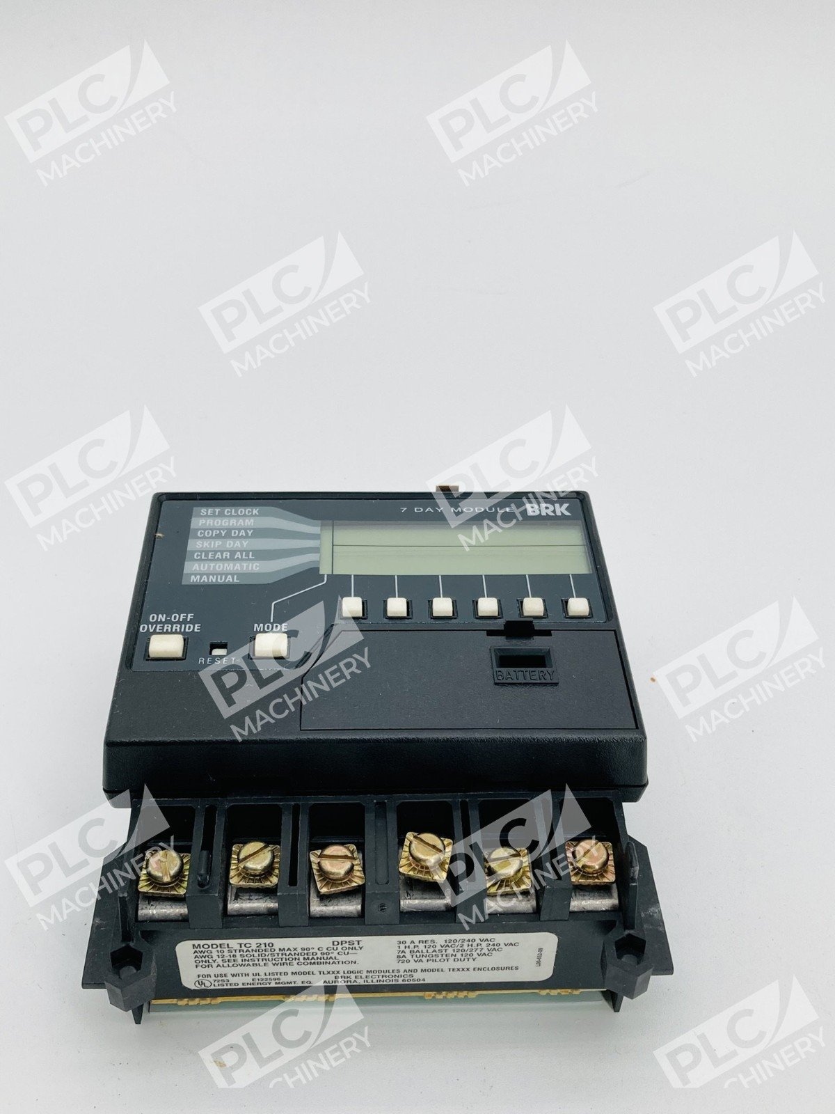 BRK Electronics TC210/DPST Relay Power Module Motor Control 30A - Image 2