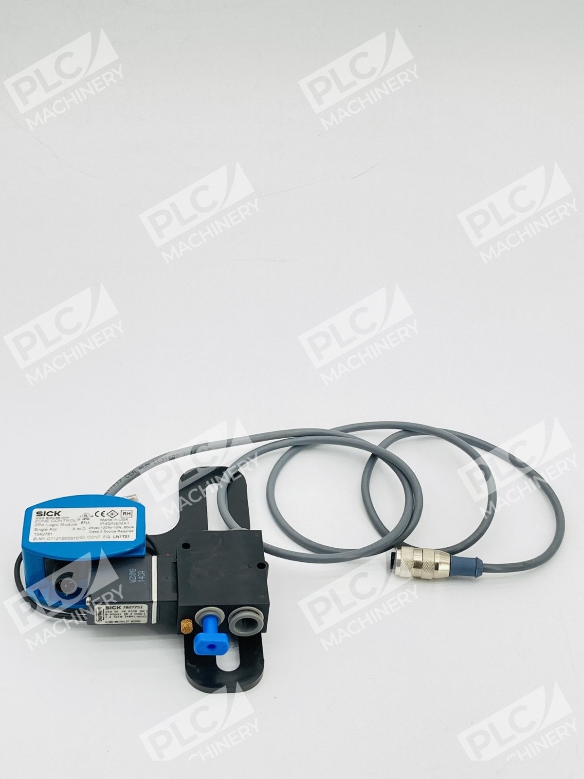 Sick ZLM1-C1121S03S10 ZoneControl Conveyor Sensor w/ 7027751 Solenoid Valve