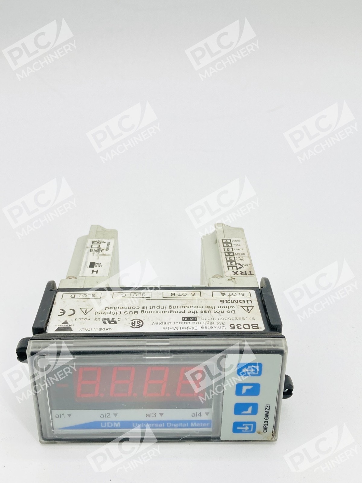 Carlo Gavazzi BD35 Universal Digital Panel Meter w/ BQTRX & BPH Power Supply