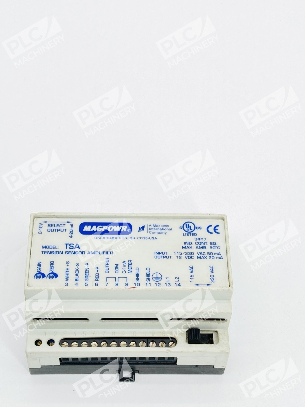 Magpowr TSA Tension Sensor Amplifier DIN Rail 0-10V 4-20mA - Image 3