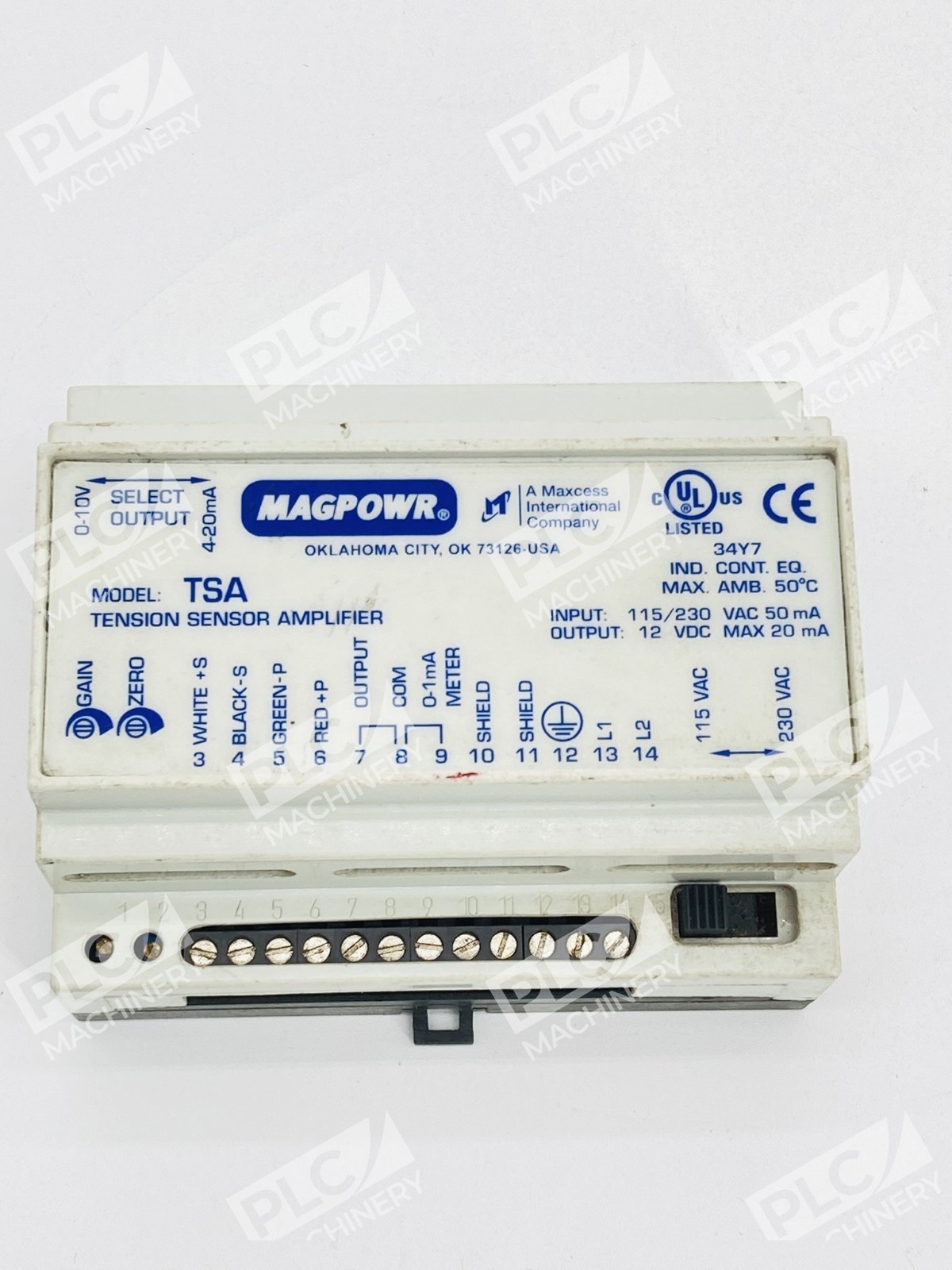 Magpowr TSA Tension Sensor Amplifier DIN Rail 0-10V 4-20mA - Image 9