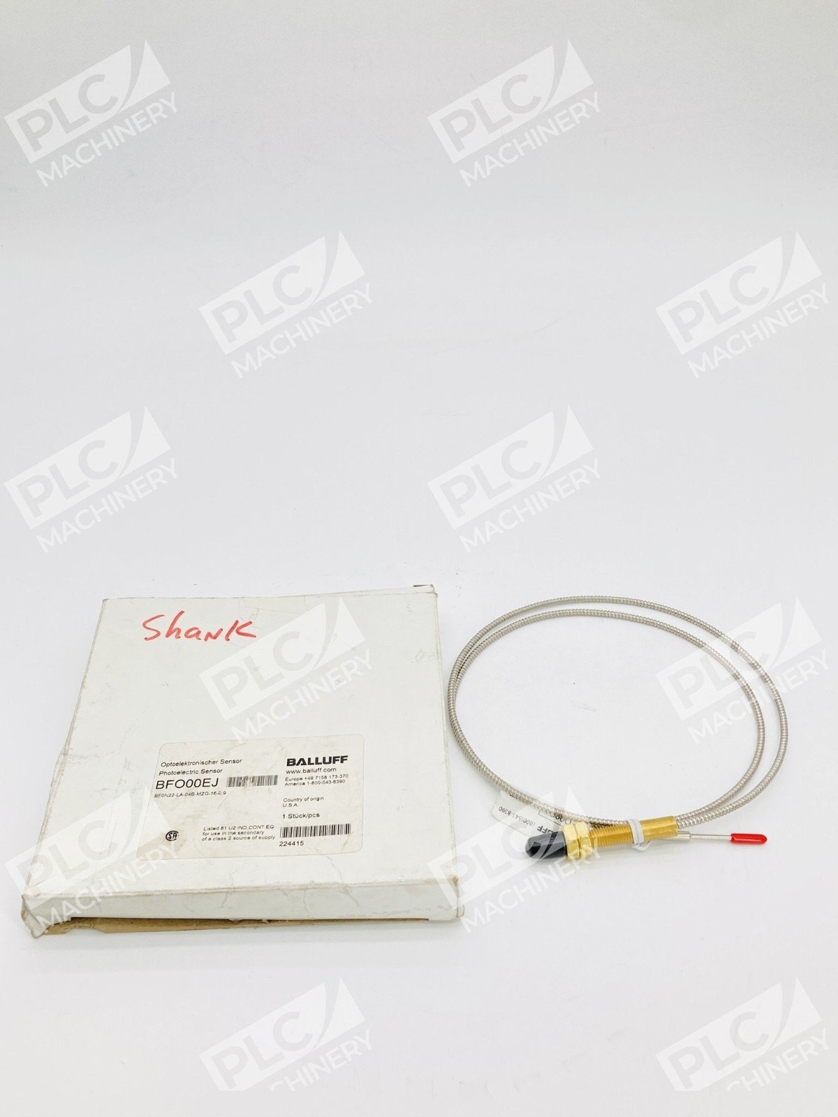Balluff BFO00EJ Fiber Optic Sensor Photoelectric BFON22-LA-04B-MZG-16-0.9 - Image 2