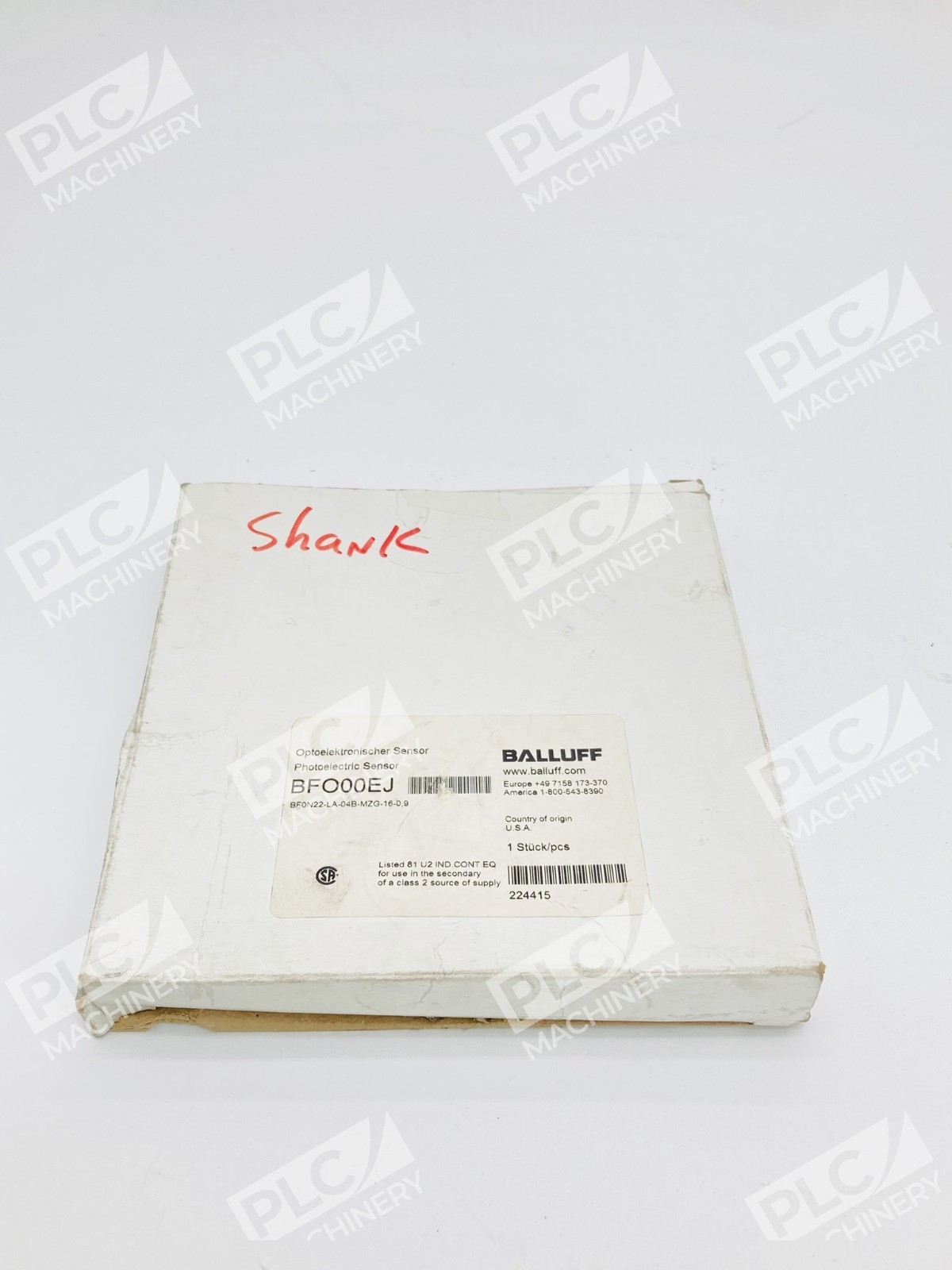 Balluff BFO00EJ Fiber Optic Sensor Photoelectric BFON22-LA-04B-MZG-16-0.9 - Image 3